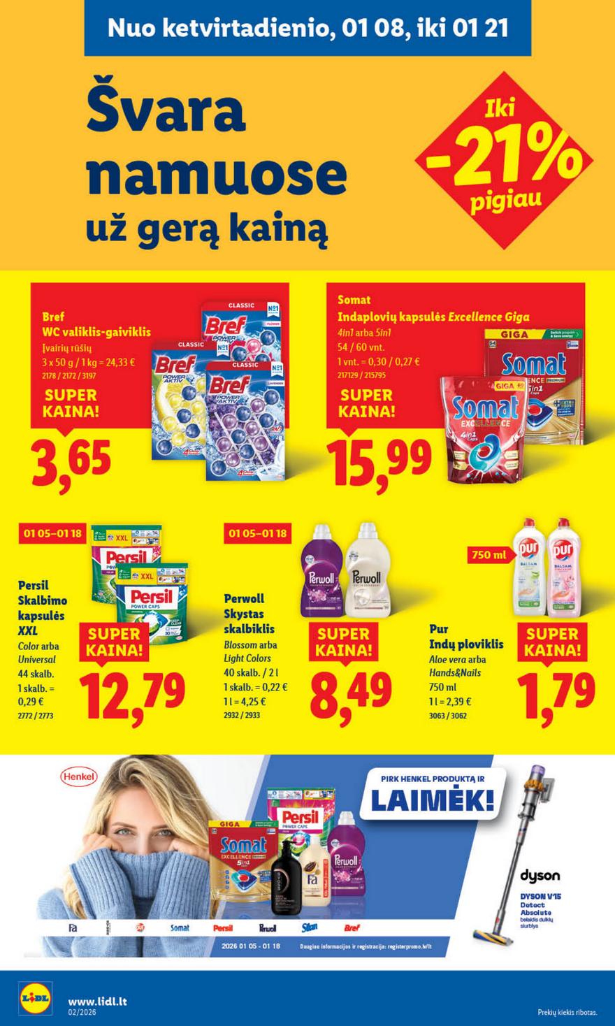 Lidl leidinys akcijos nuo 
  2026-01-05 iki 
  2026-01-11 | Leidinukas.lt puslapis 30
