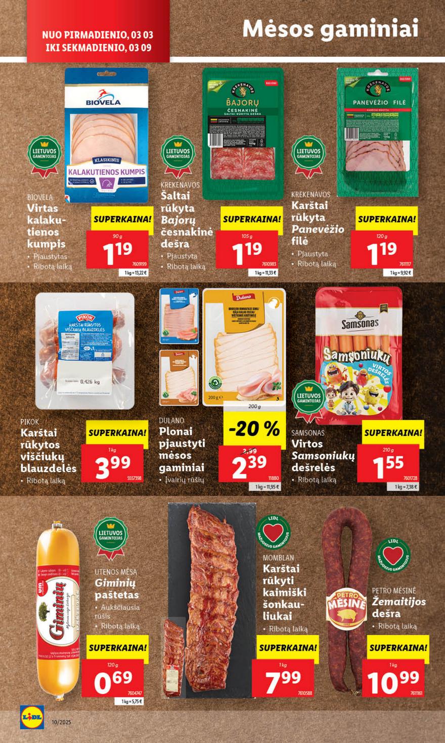 Lidl leidinys naujas akcijos nuo 
  2025-03-03 iki 
  2025-03-09 | Leidinukas.lt puslapis 30