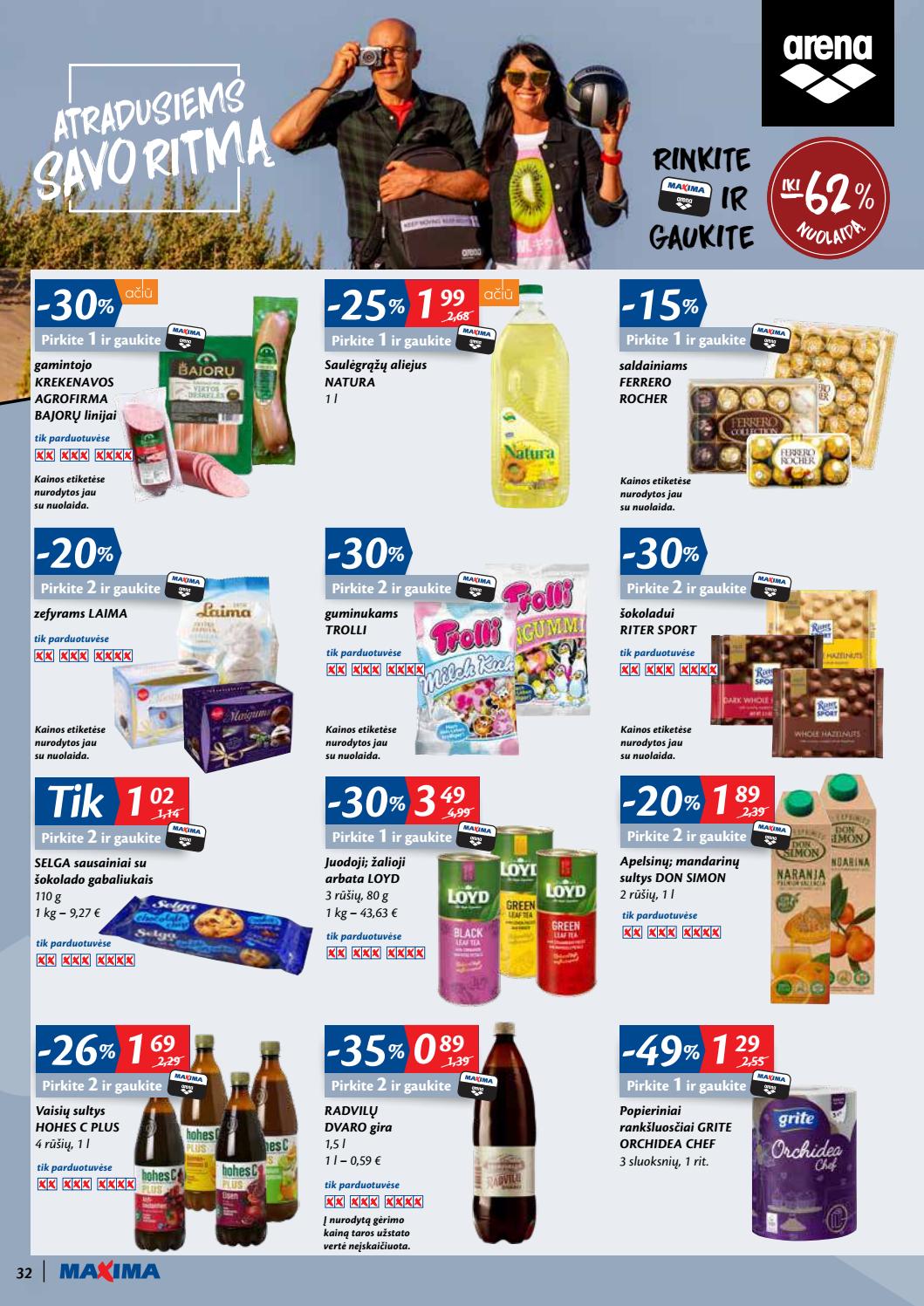Maxima kaininis leidinys akcijos nuo 
  2020-06-30 iki 
  2020-07-06 | Leidinukas.lt puslapis 32