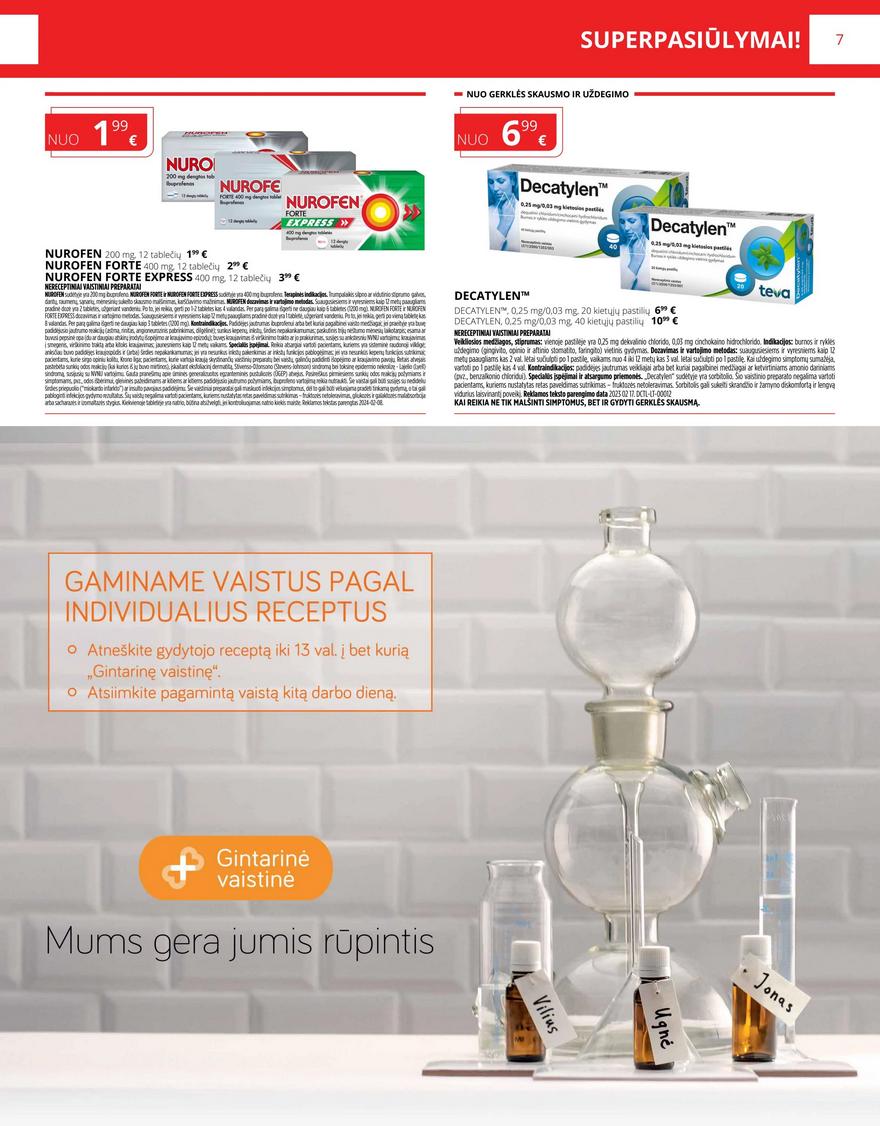 Gintarinės vaistinės leidinys akcijos nuo 
  2024-06-01 iki 
  2024-06-30 | Leidinukas.lt puslapis 7