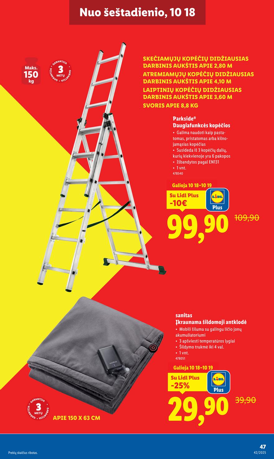 Lidl leidinys akcijos nuo 
  2025-10-13 iki 
  2025-10-19 | Leidinukas.lt puslapis 47