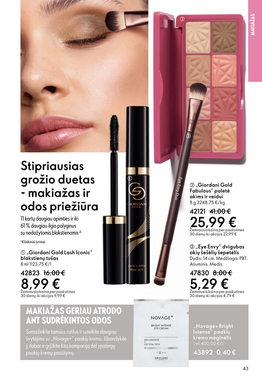 Oriflame katalogas akcijos nuo 
  2025-10-29 iki 
  2025-11-18 | Leidinukas.lt puslapis 43