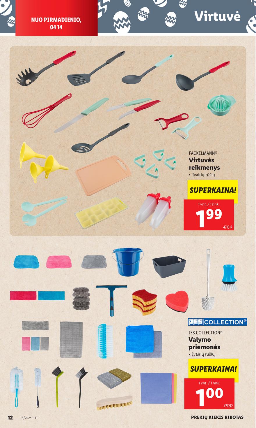 Lidl ne maisto leidinys akcijos nuo 
  2025-04-14 iki 
  2025-04-19 | Leidinukas.lt puslapis 12