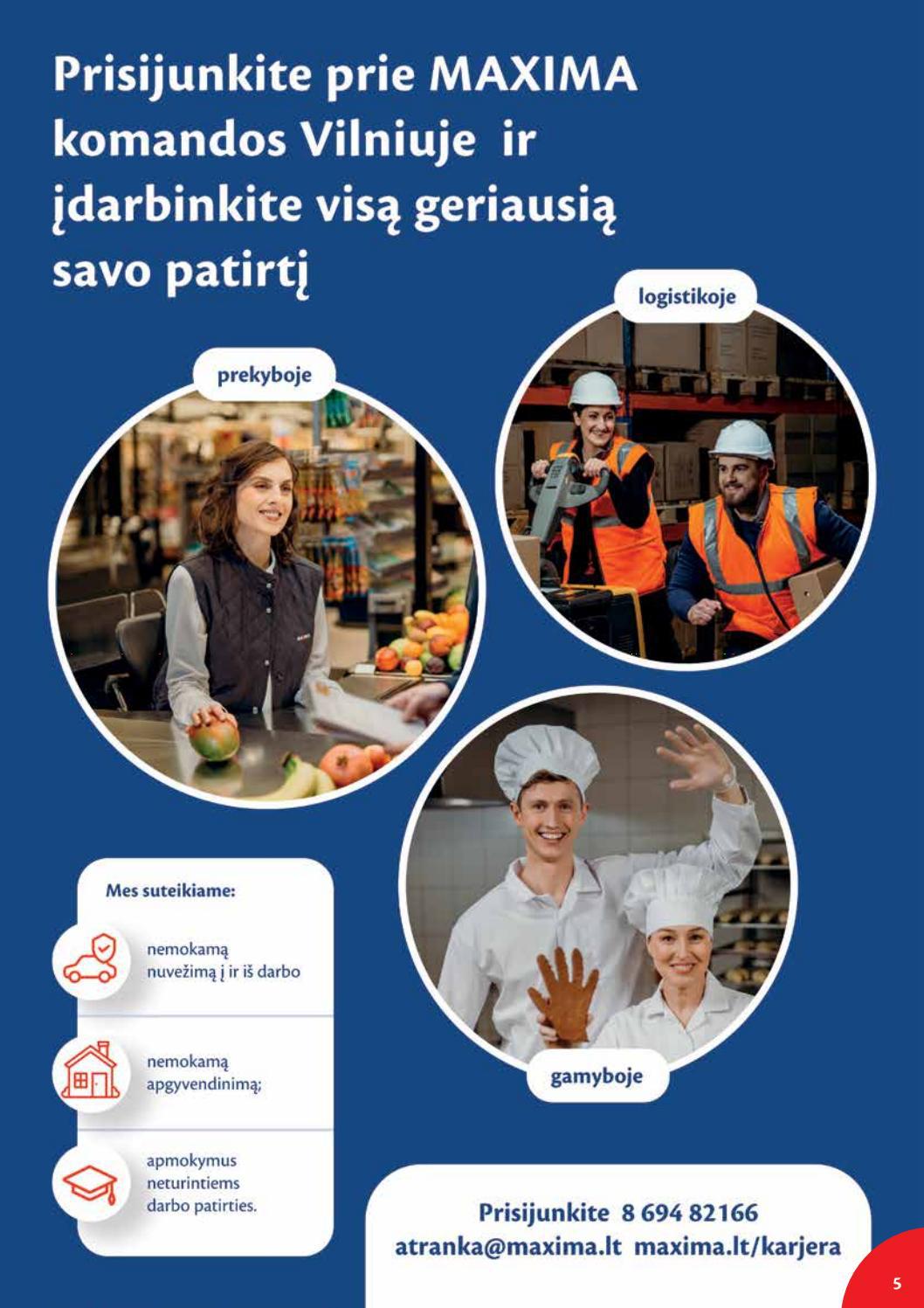 Maxima kaininis leidinys akcijos nuo 
  2021-08-31 iki 
  2021-09-06 | Leidinukas.lt puslapis 5