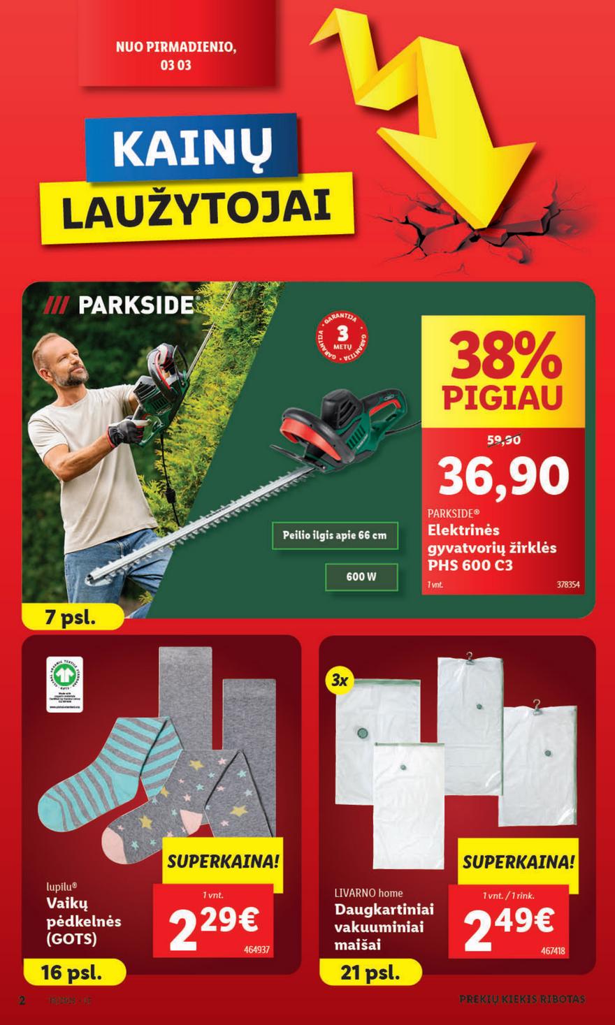 Lidl ne maisto leidinys akcijos nuo 
  2025-03-03 iki 
  2025-03-09 | Leidinukas.lt puslapis 2