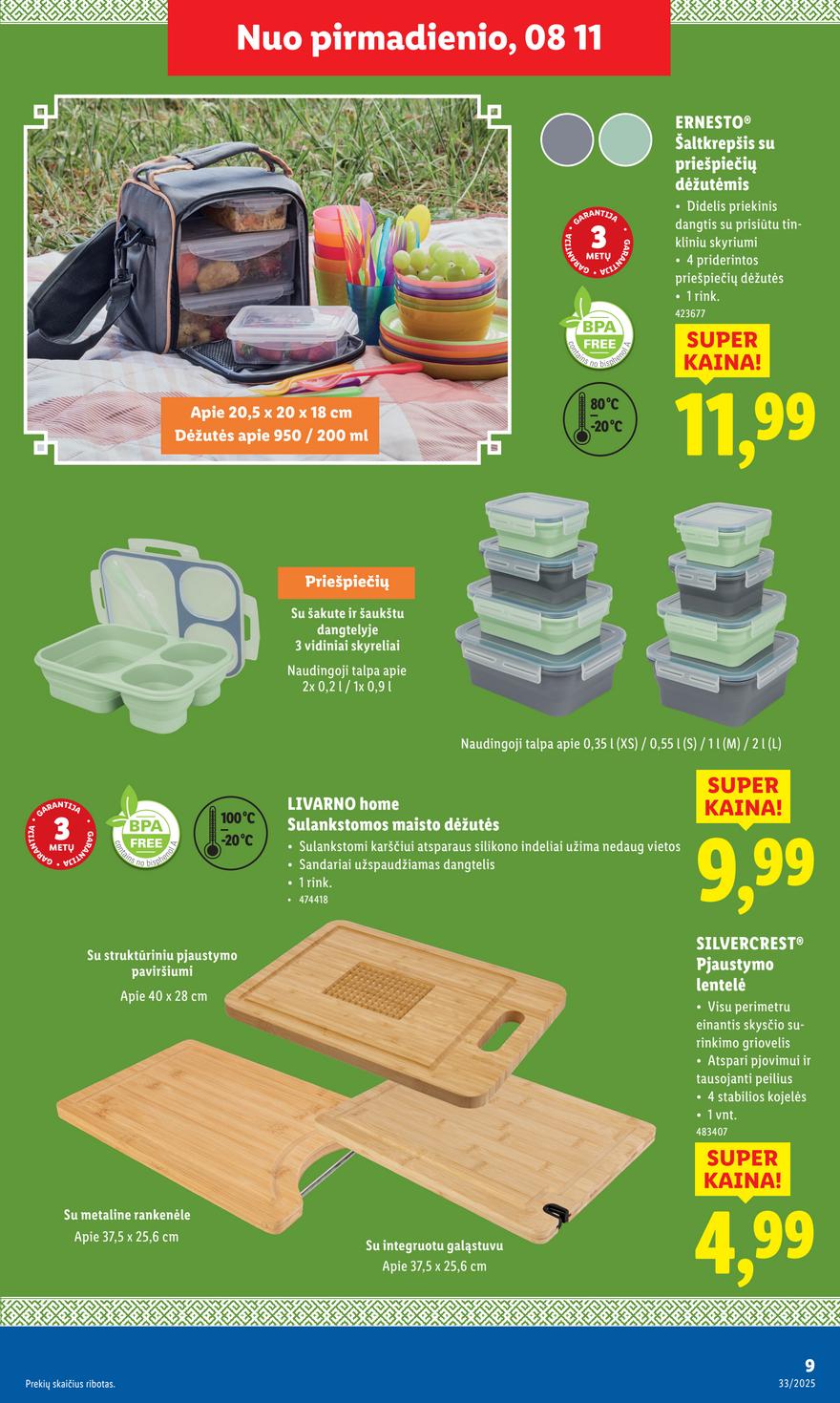 Lidl leidinys akcijos nuo 
  2025-08-11 iki 
  2025-08-17 | Leidinukas.lt puslapis 9