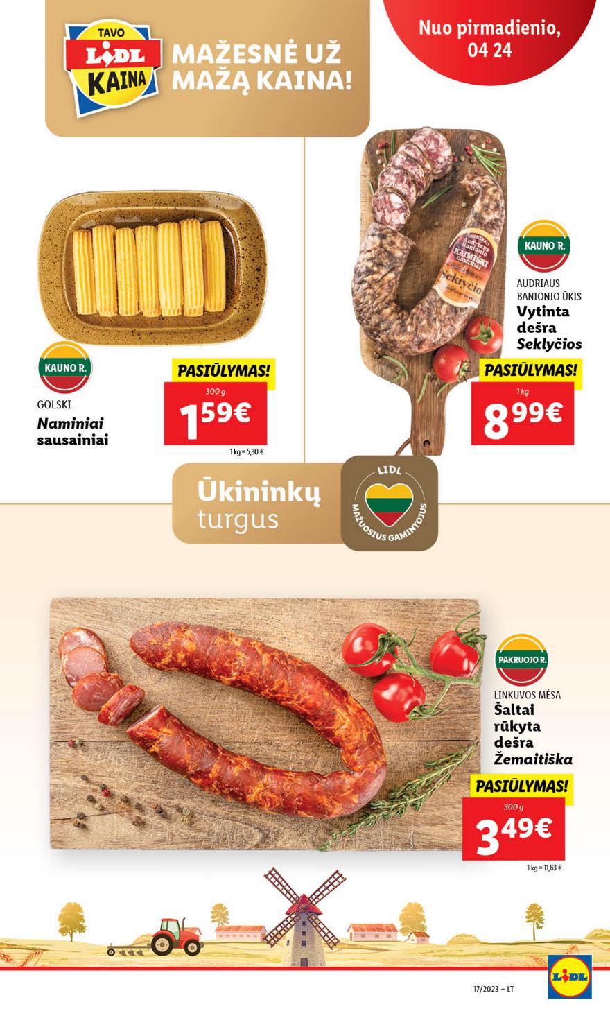Lidl maisto prekių pasiūlymai akcijos nuo 
  2023-04-24 iki 
  2023-05-01 | Leidinukas.lt puslapis 11