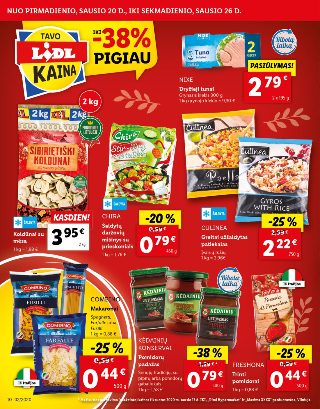 Lidl savaitinis leidinys akcijos nuo 
  2020-01-20 iki 
  2020-01-26 | Leidinukas.lt puslapis 10
