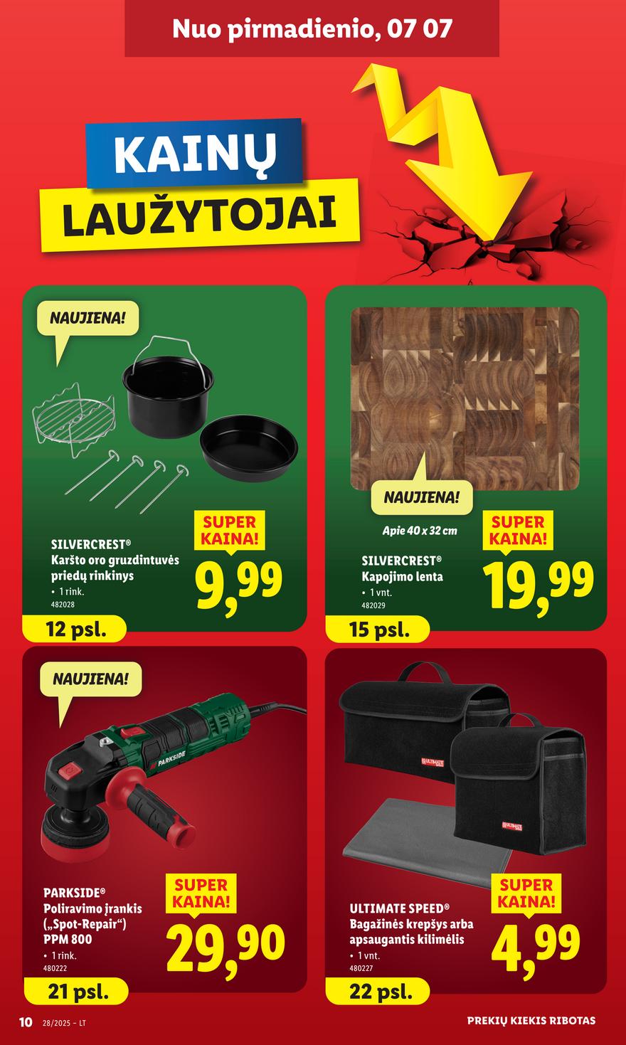 Lidl ne maisto leidinys akcijos nuo 
  2025-07-07 iki 
  2025-07-13 | Leidinukas.lt puslapis 10