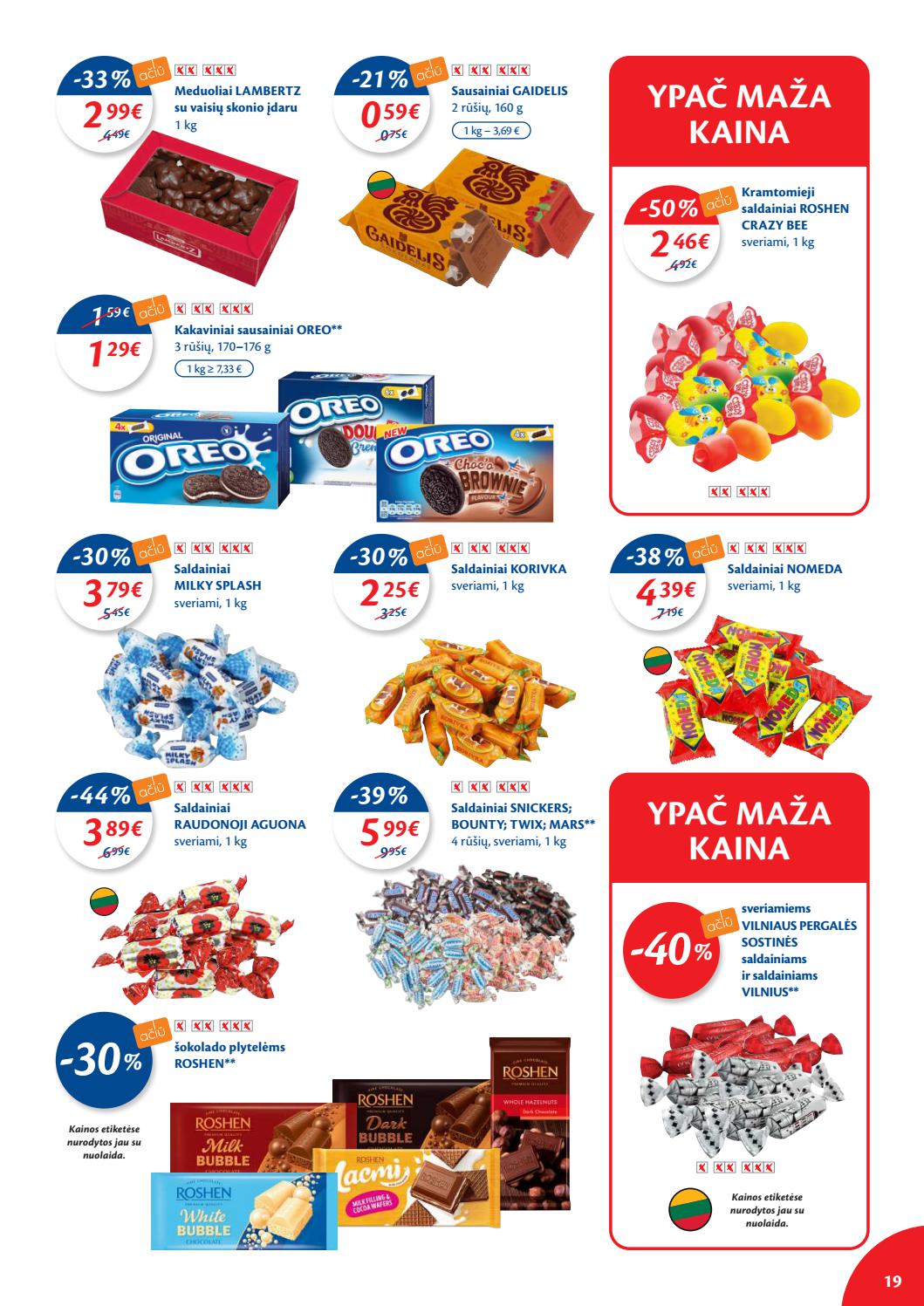 Maxima kaininis leidinys akcijos nuo
2021-04-06 iki
2021-04-12 | Leidinukas.lt puslapis 19