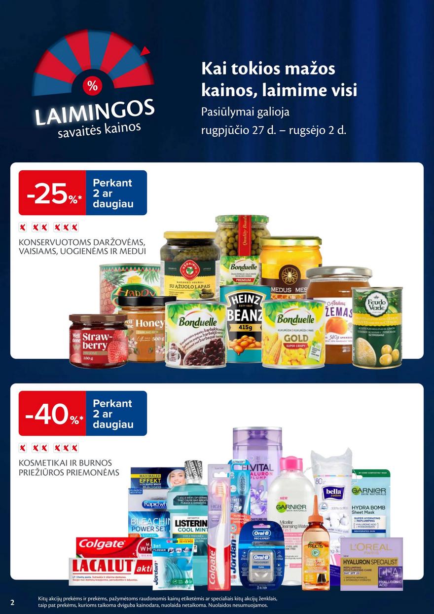 Maxima savaitinis leidinys 35 akcijos nuo
2024-08-27 iki
2024-09-02 | Leidinukas.lt puslapis 2