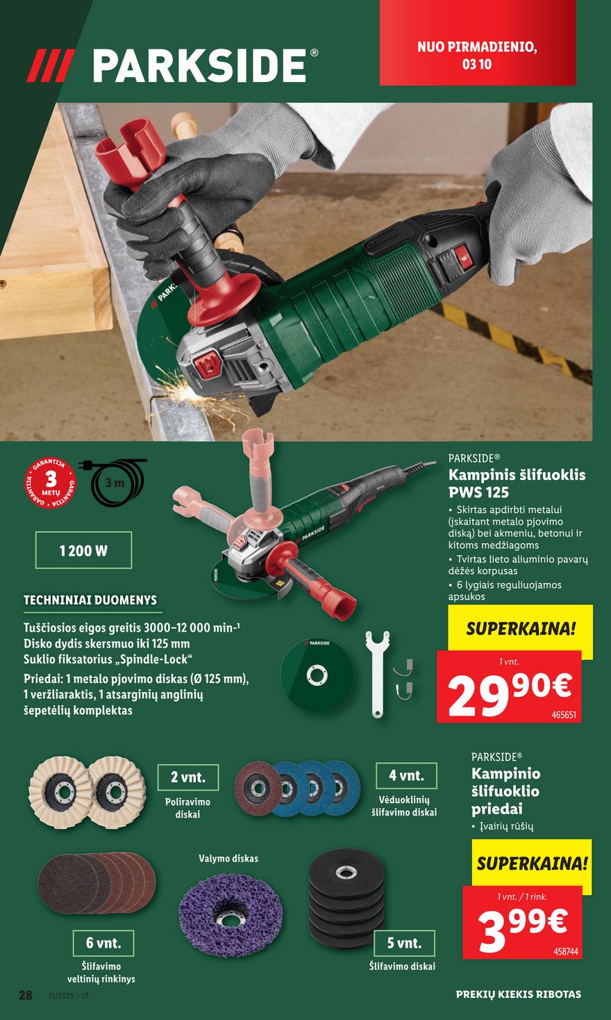 Lidl ne maisto leidinys akcijos nuo 
  2025-03-10 iki 
  2025-03-16 | Leidinukas.lt puslapis 28