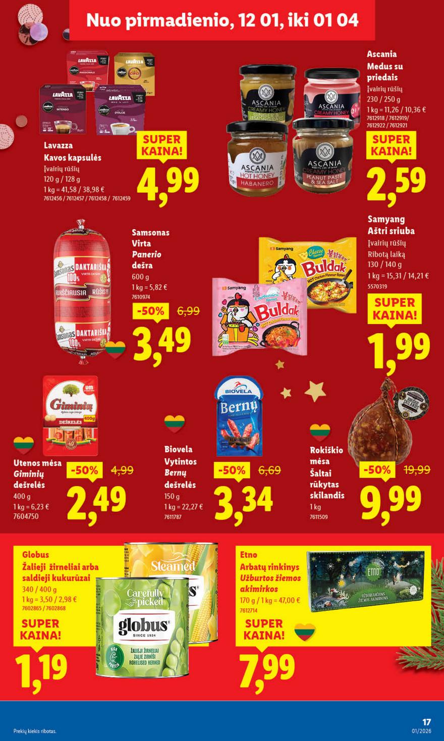 Lidl leidinys akcijos nuo 
  2025-12-29 iki 
  2026-01-04 | Leidinukas.lt puslapis 17