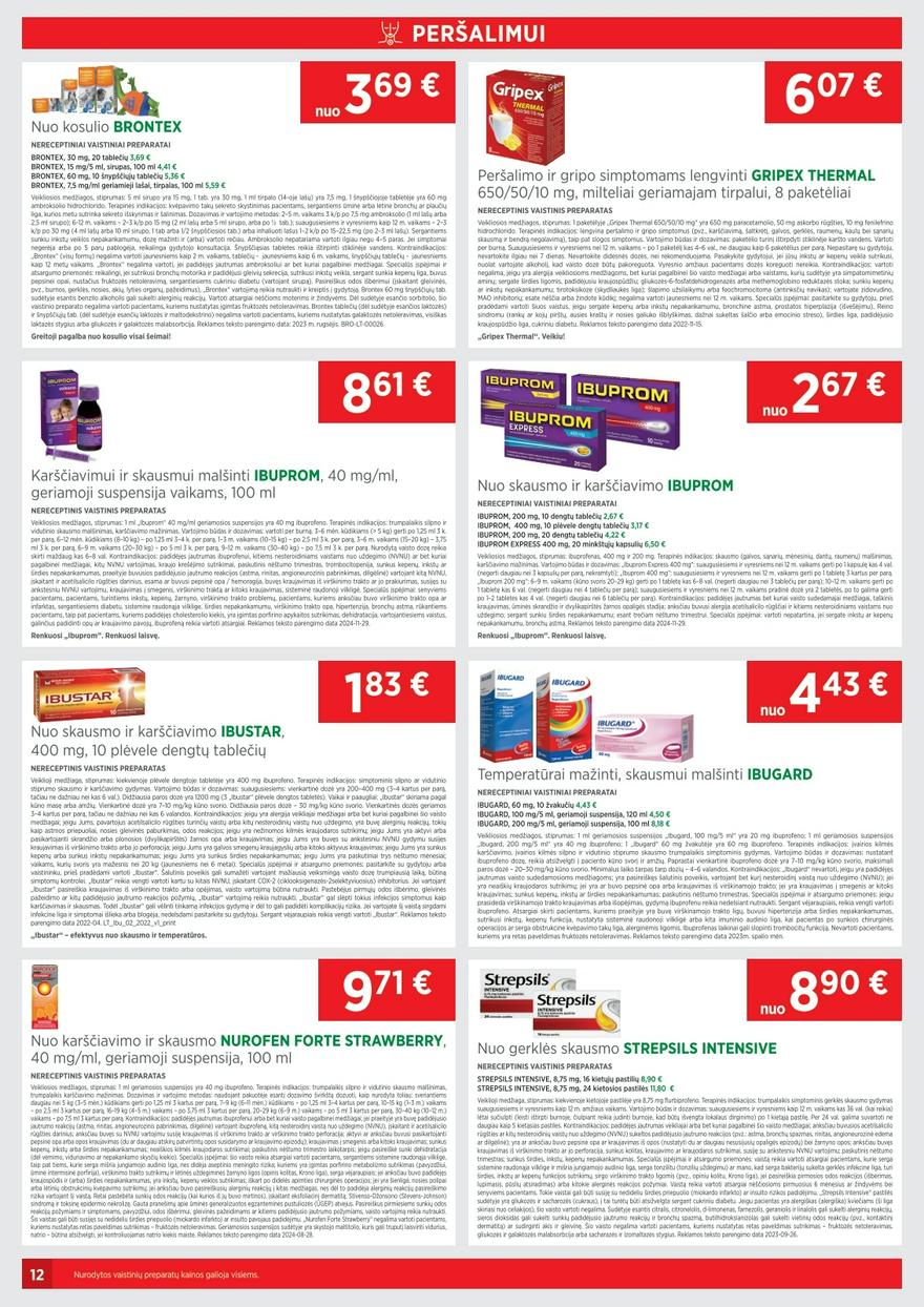 Euro vaistinė katalogas akcijos nuo 
  2025-04-01 iki 
  2025-04-30 | Leidinukas.lt puslapis 12
