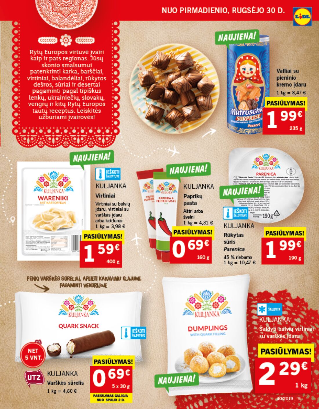 Lidl savaitinis leidinys akcijos nuo 
  2019-09-30 iki 
  2019-10-06 | Leidinukas.lt puslapis 5