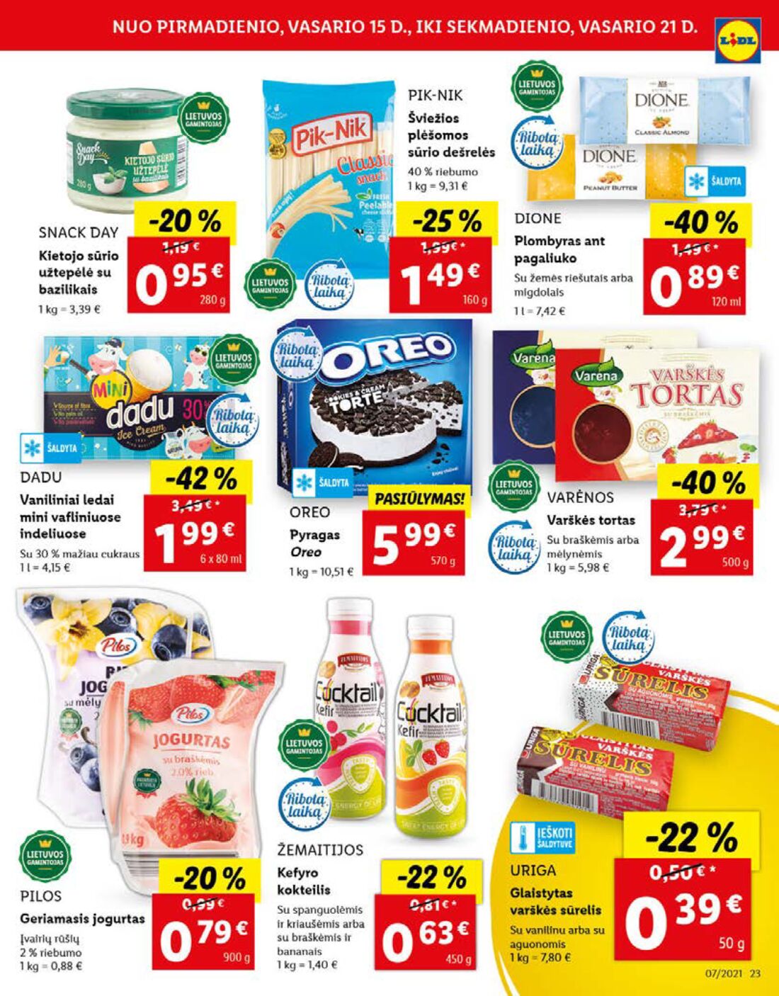 Lidl savaitinis leidinys akcijos nuo 
  2021-02-15 iki 
  2021-02-21 | Leidinukas.lt puslapis 23
