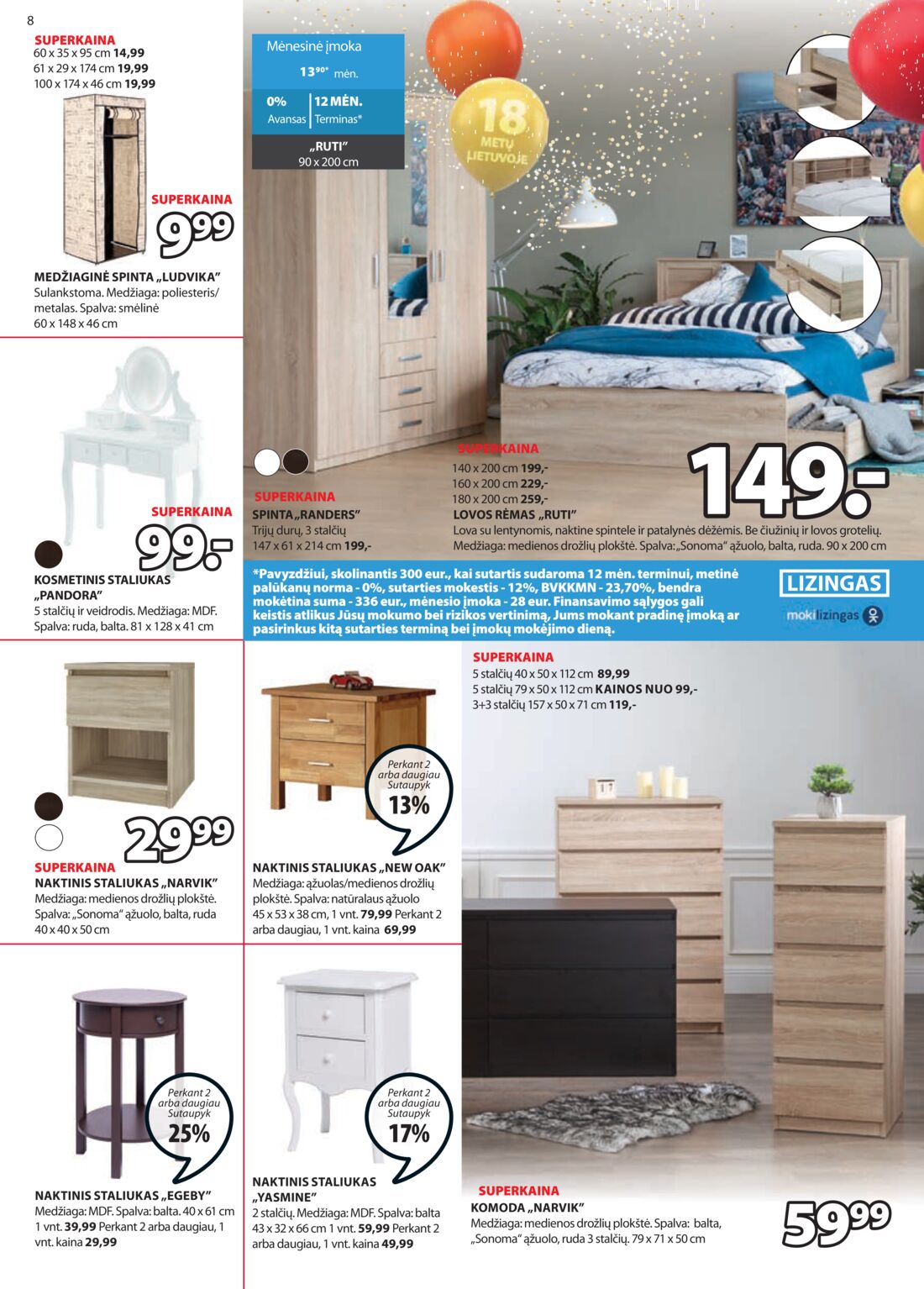 Jysk leidinys akcijos nuo 
  2019-10-15 iki 
  2019-10-28 | Leidinukas.lt puslapis 8