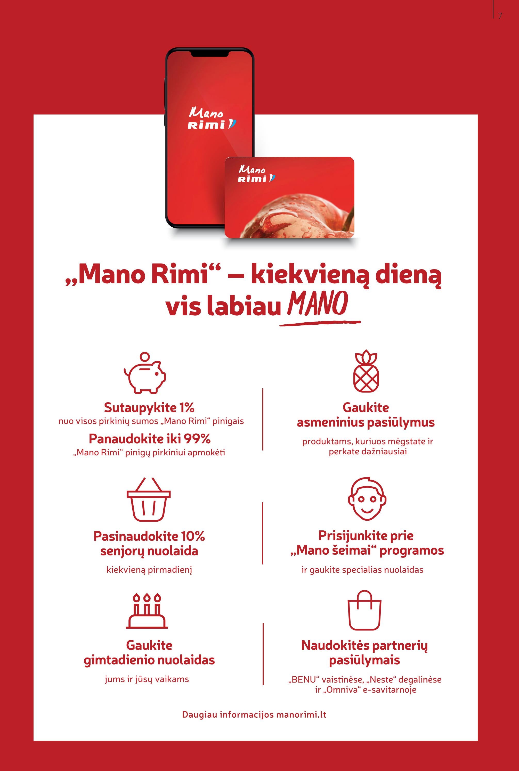 Rimi savaitinis leidinys akcijos nuo 
  2022-09-06 iki 
  2022-09-12 | Leidinukas.lt puslapis 7
