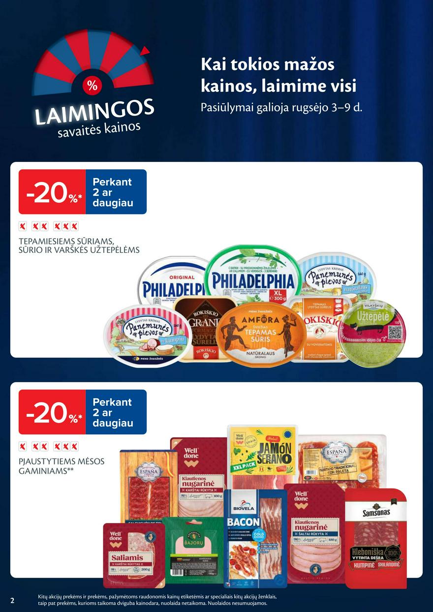 Maxima savaitinis leidinys akcijos nuo
2024-09-03 iki
2024-09-09 | Leidinukas.lt puslapis 2