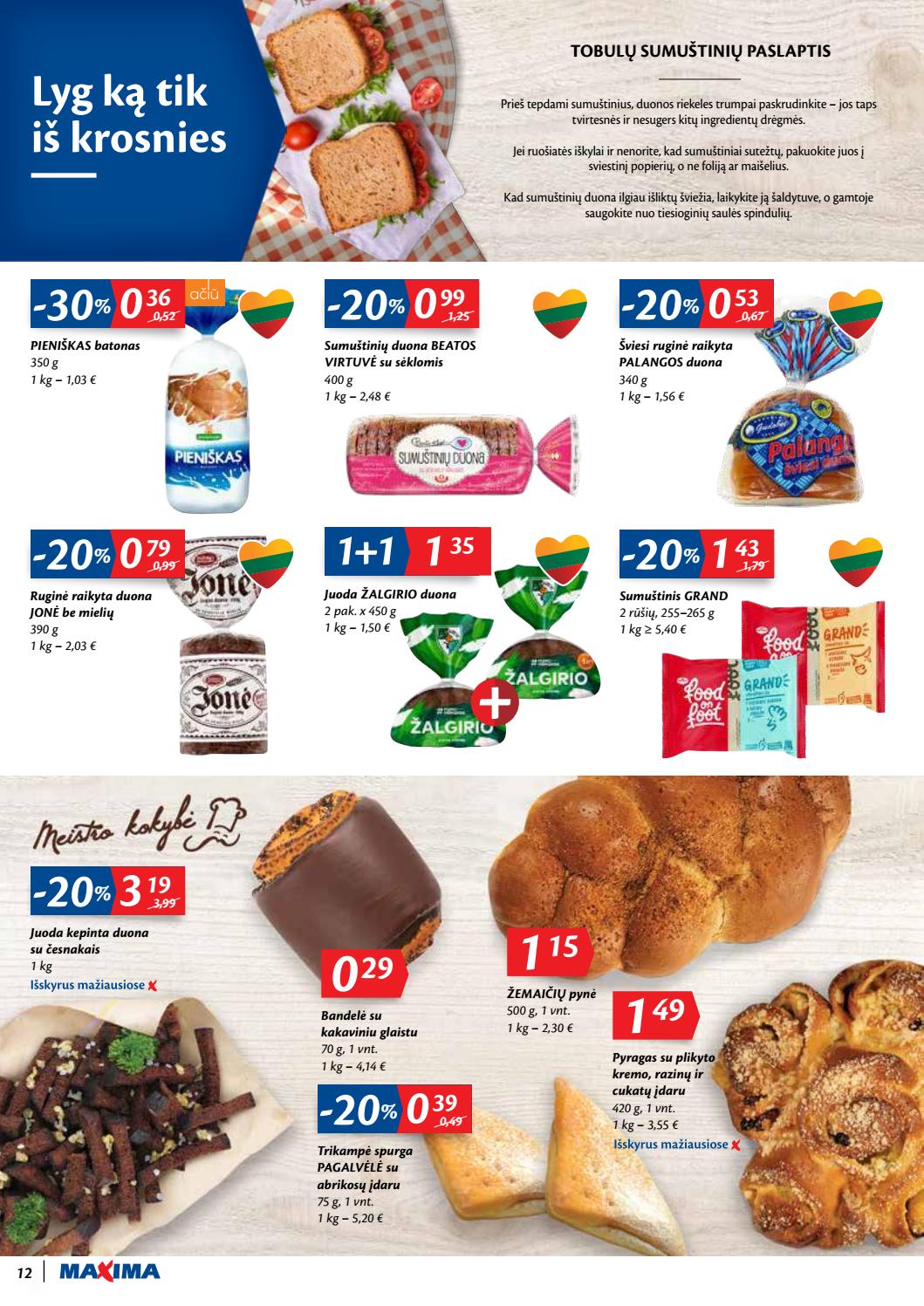 Maxima kaininis leidinys akcijos nuo 
  2020-06-02 iki 
  2020-06-08 | Leidinukas.lt puslapis 12