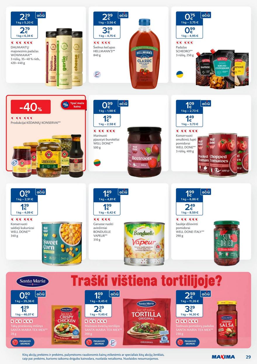 Maxima leidinukas akcijos nuo 
  2025-09-23 iki 
  2025-09-29 | Leidinukas.lt puslapis 29