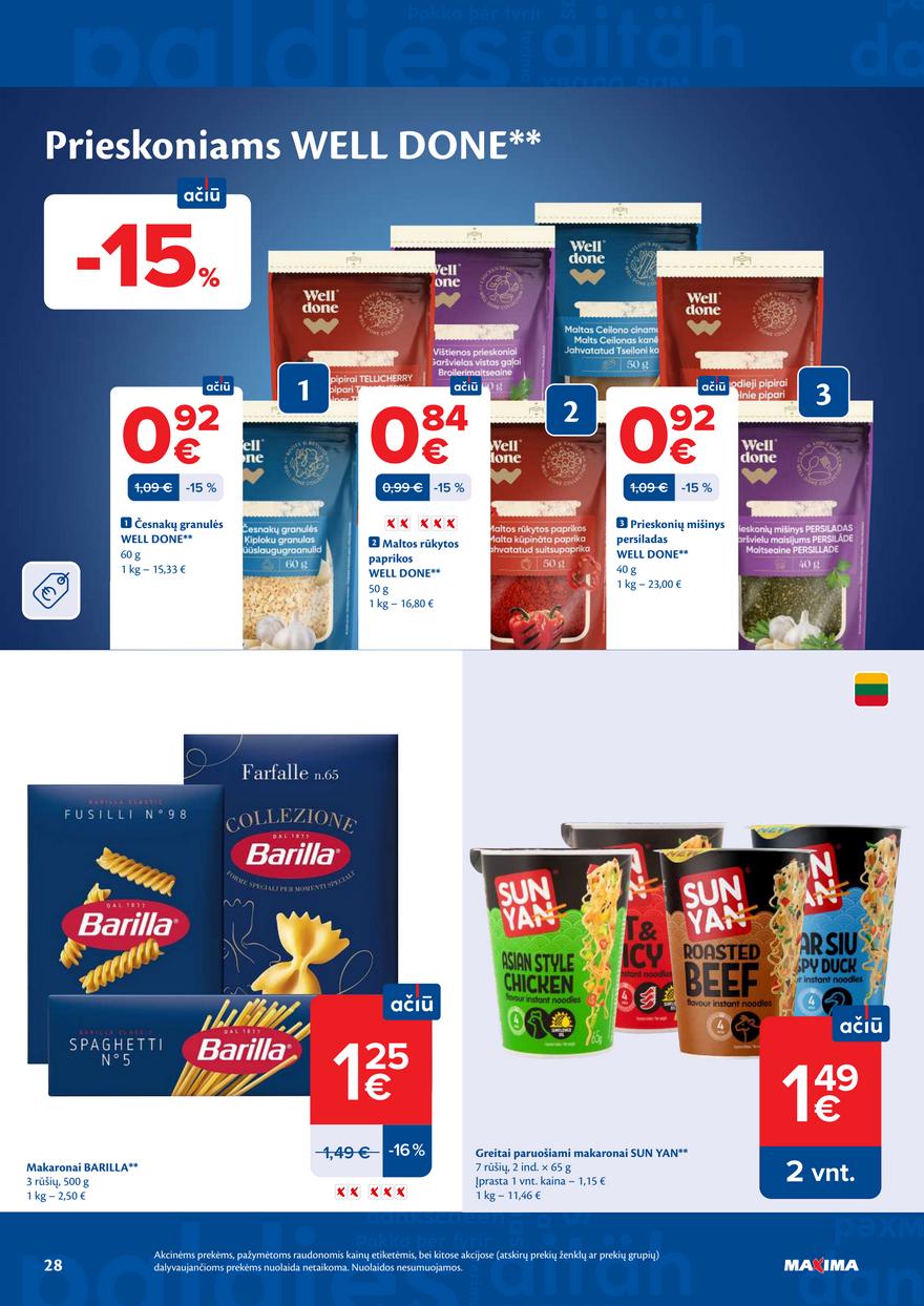 Maxima leidinukas akcijos nuo 
  2026-05-12 iki 
  2026-05-18 | Leidinukas.lt puslapis 28