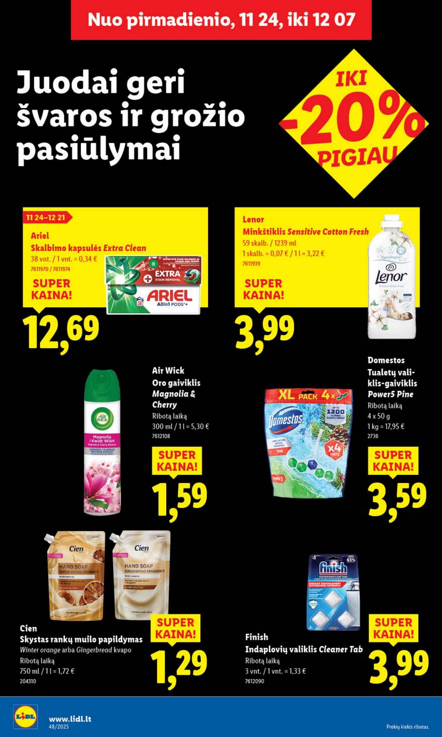Lidl leidinys naujas akcijos nuo 
  2025-11-24 iki 
  2025-11-30 | Leidinukas.lt puslapis 40
