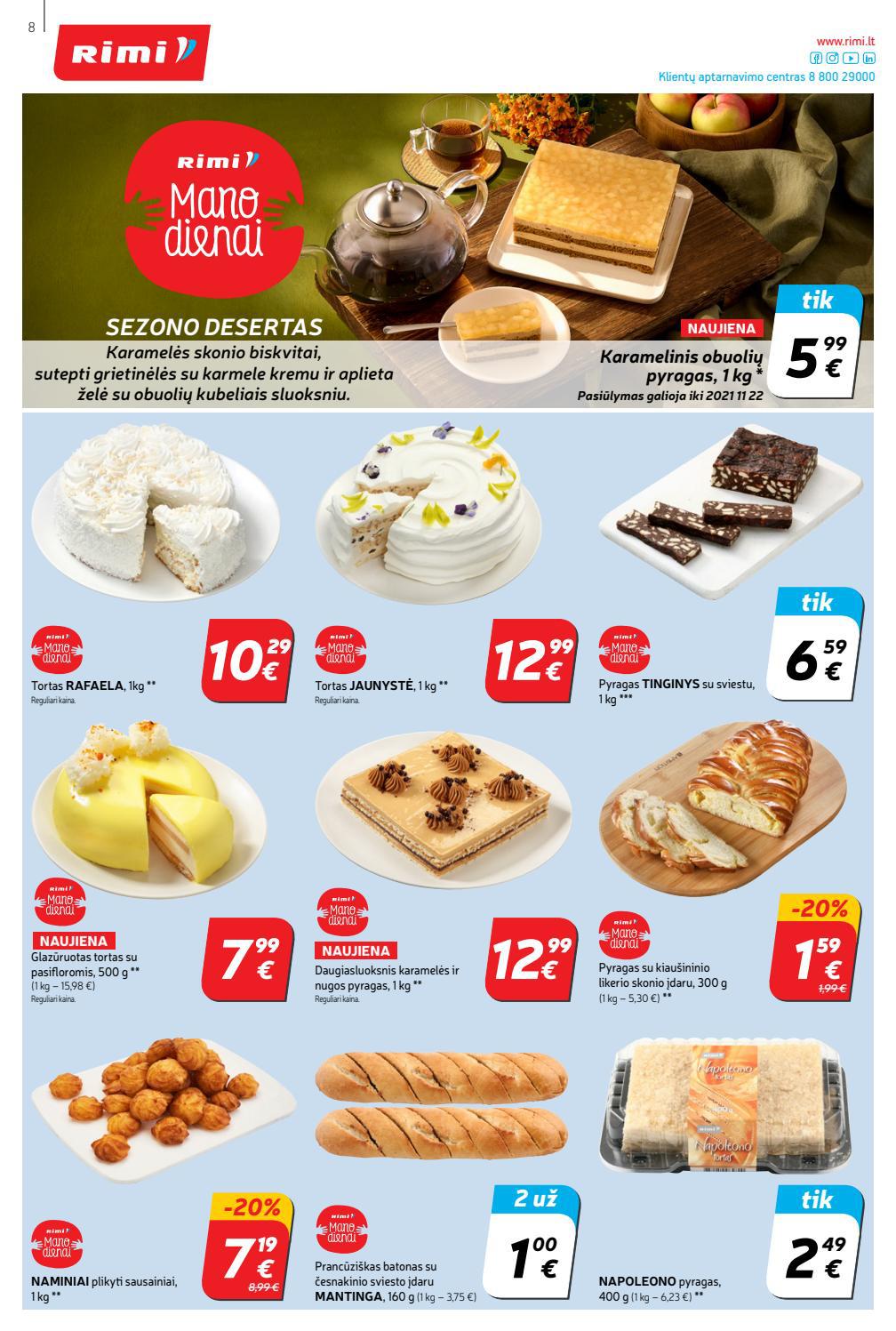 Rimi savaitinis leidinys akcijos nuo 
  2021-11-03 iki 
  2021-11-08 | Leidinukas.lt puslapis 8