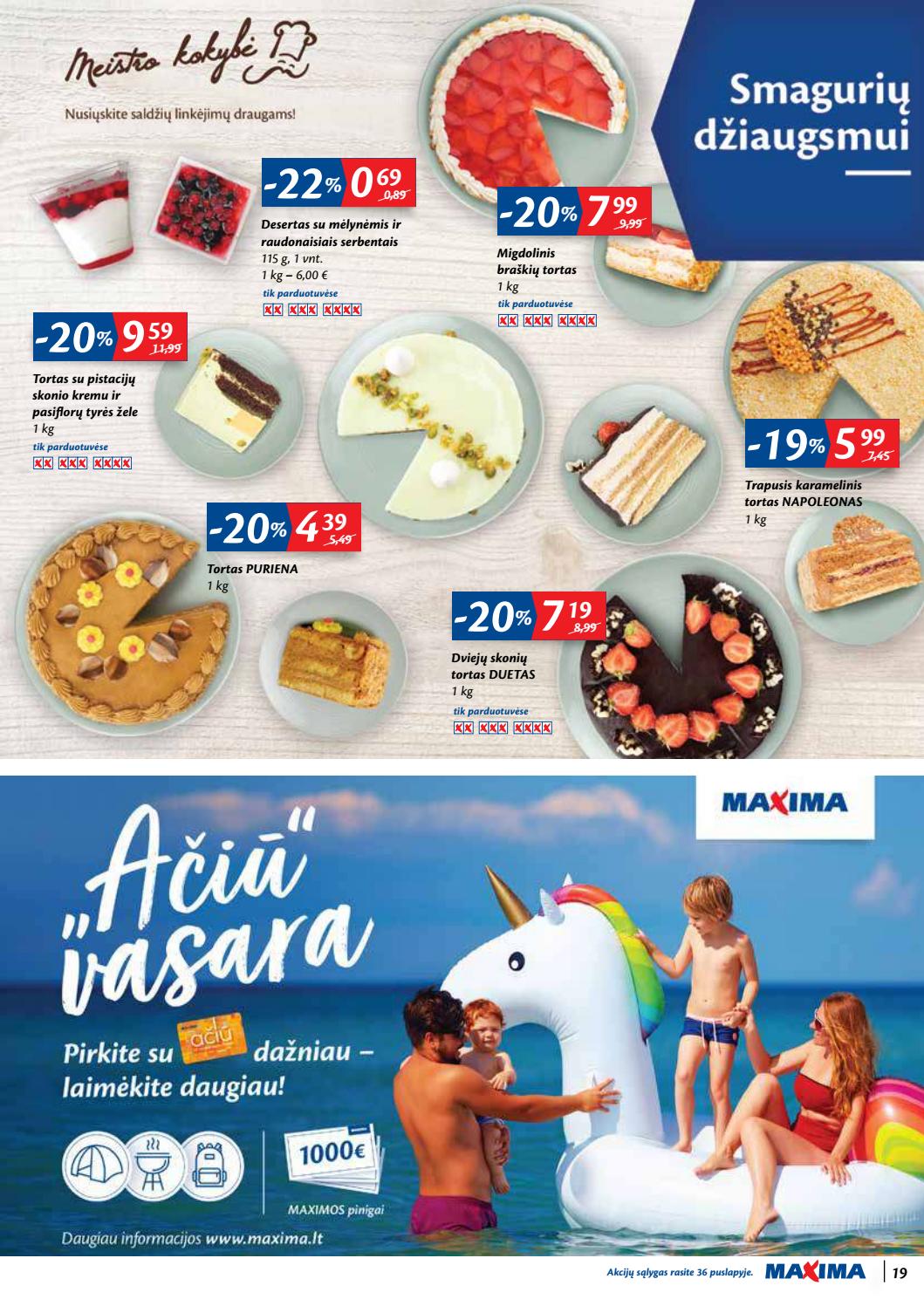 Maxima kaininis leidinys akcijos nuo 
  2020-06-30 iki 
  2020-07-06 | Leidinukas.lt puslapis 19