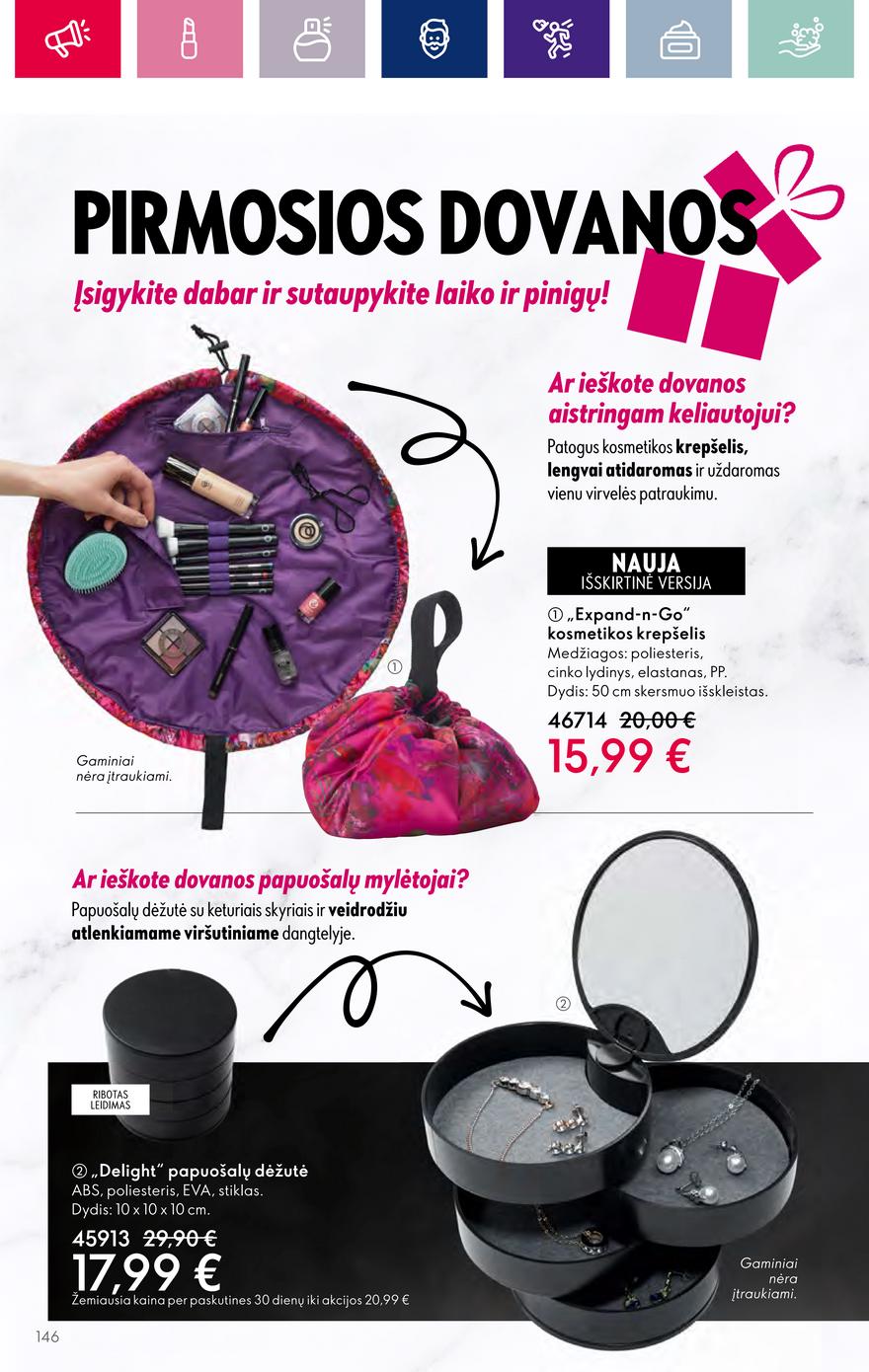 Oriflame katalogas akcijos nuo 
  2023-10-25 iki 
  2023-11-07 | Leidinukas.lt puslapis 146