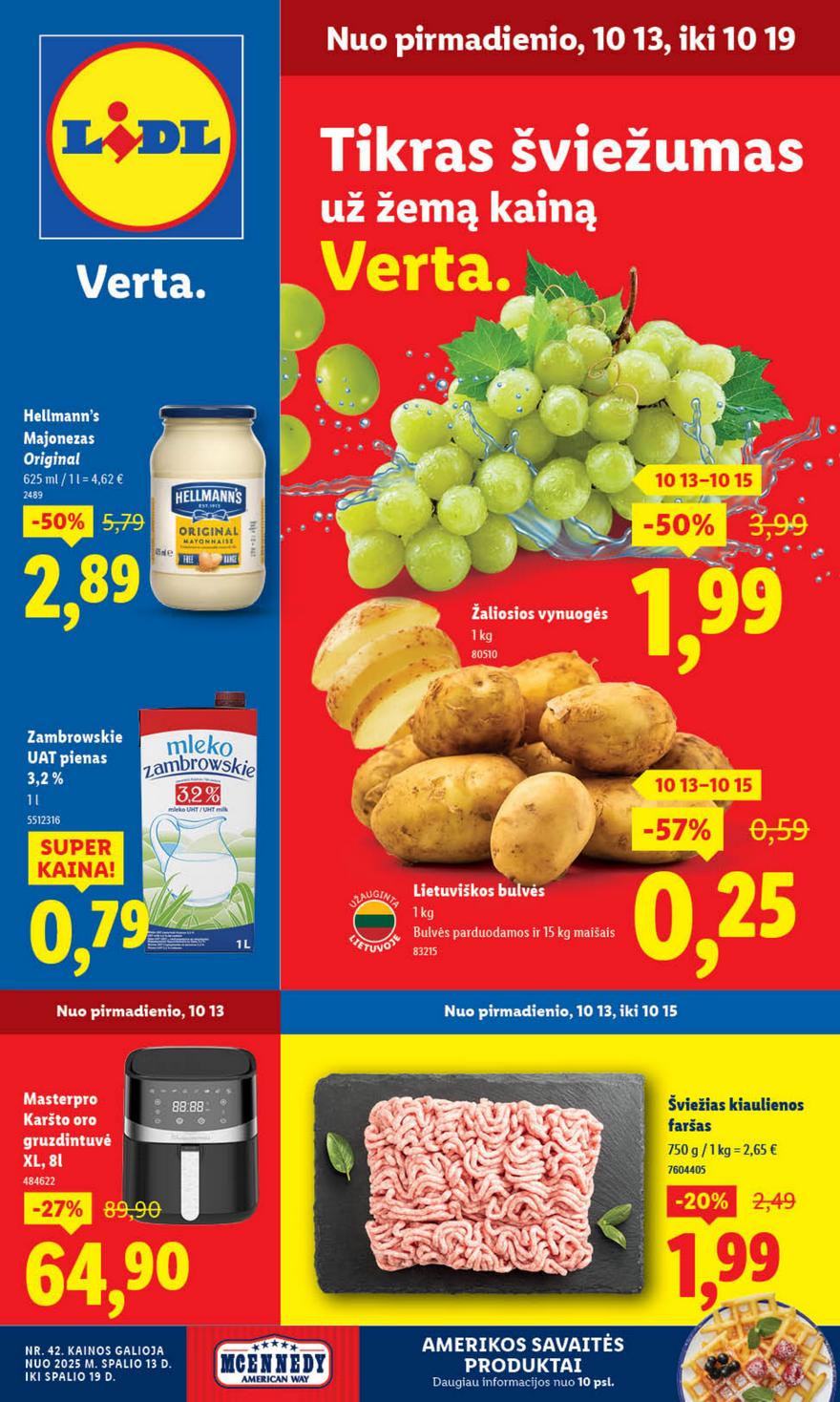 Lidl leidinys naujas akcijos nuo 
  2025-10-13 iki 
  2025-10-19 | Leidinukas.lt puslapis 1
