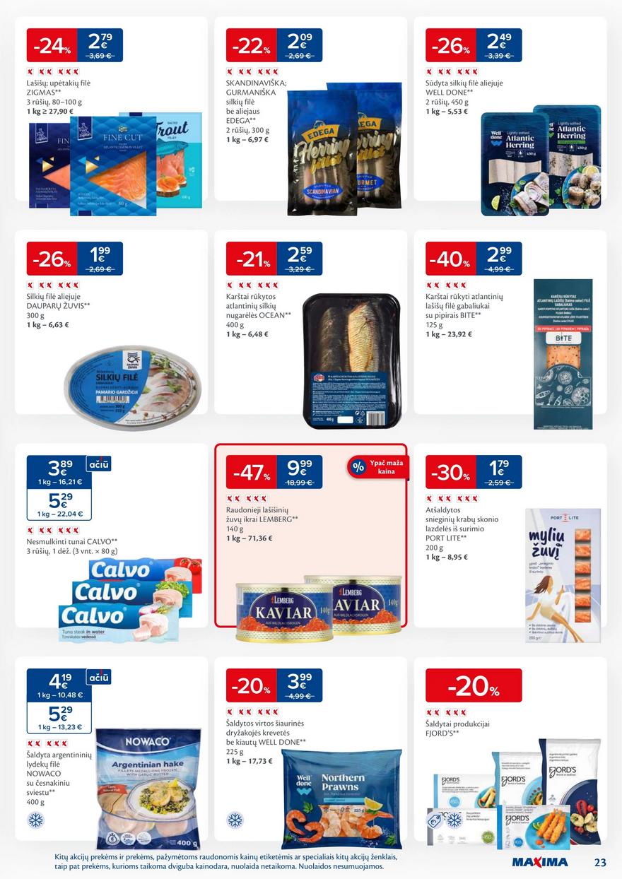 Maxima savaitinis leidinys 18 akcijos nuo 
  2025-04-29 iki 
  2025-05-05 | Leidinukas.lt puslapis 23