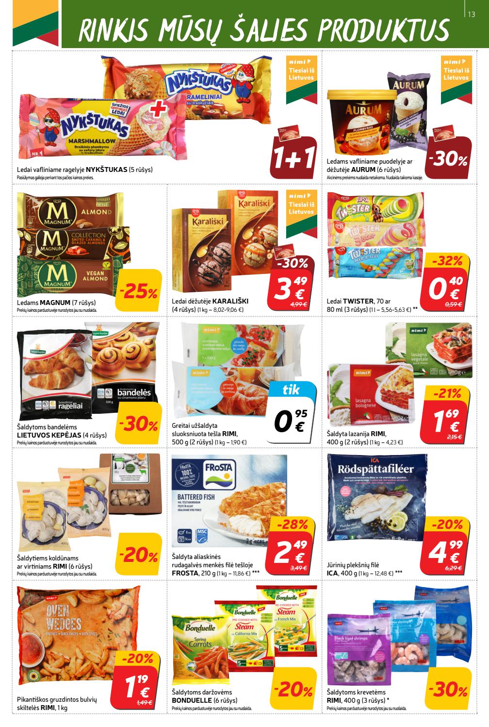 Rimi savaitinis leidinys akcijos nuo
2021-06-29 iki
2021-07-05 | Leidinukas.lt puslapis 13