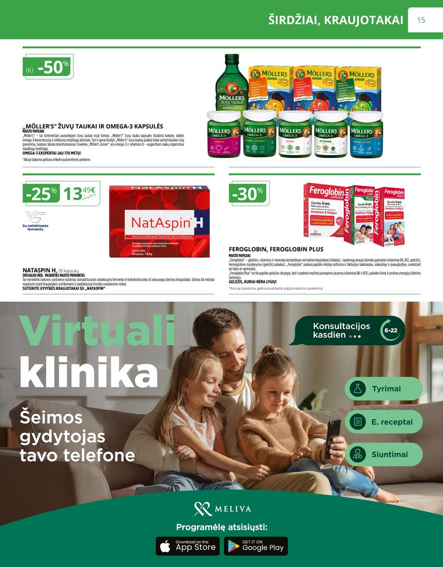 Norfos vaistinės leidinys akcijos nuo 
  2025-10-01 iki 
  2025-10-31 | Leidinukas.lt puslapis 15
