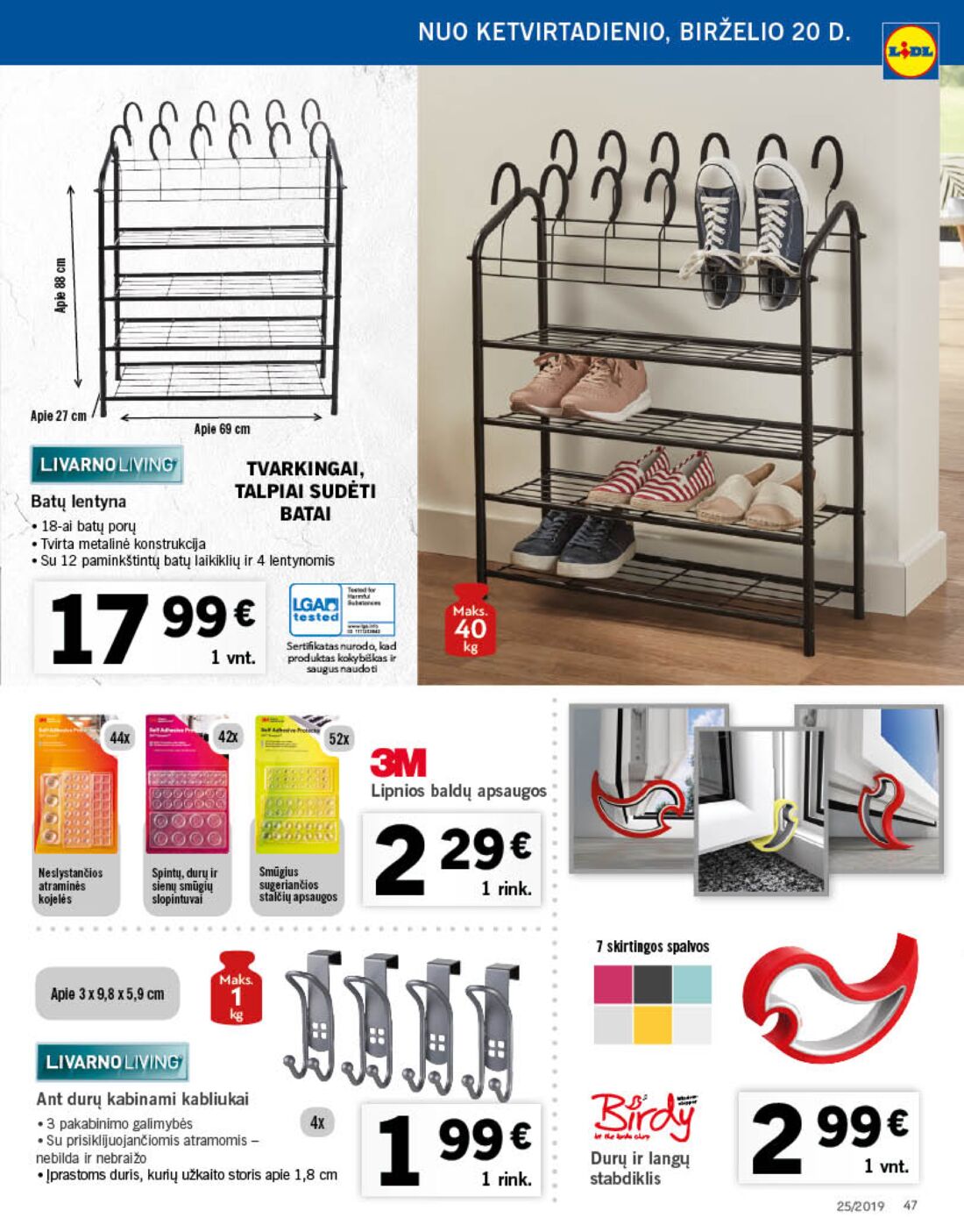 Lidl savaitinis leidinys akcijos nuo 
  2019-06-17 iki 
  2019-06-23 | Leidinukas.lt puslapis 47
