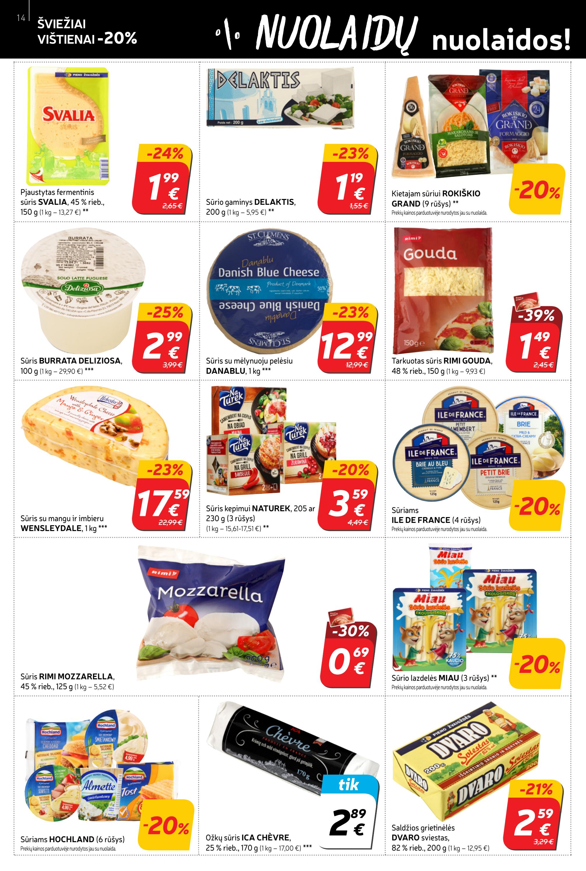Rimi savaitinis leidinys akcijos nuo 
  2022-10-18 iki 
  2022-10-24 | Leidinukas.lt puslapis 14