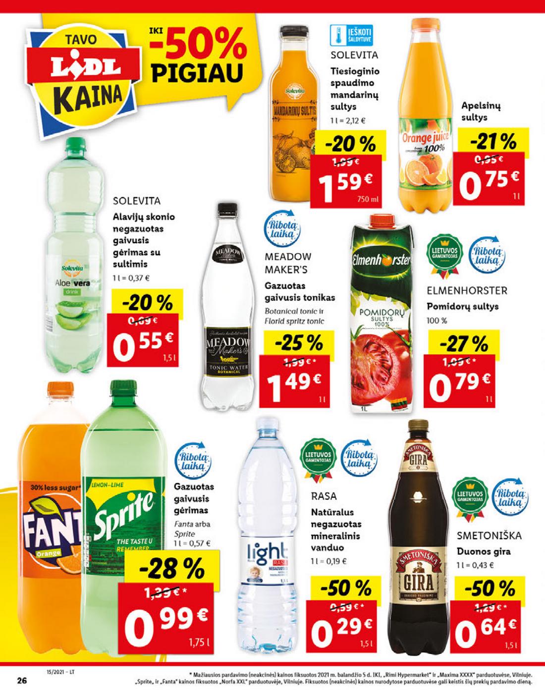 Lidl maisto prekių pasiūlymai akcijos nuo 
  2021-04-12 iki 
  2021-04-18 | Leidinukas.lt puslapis 26