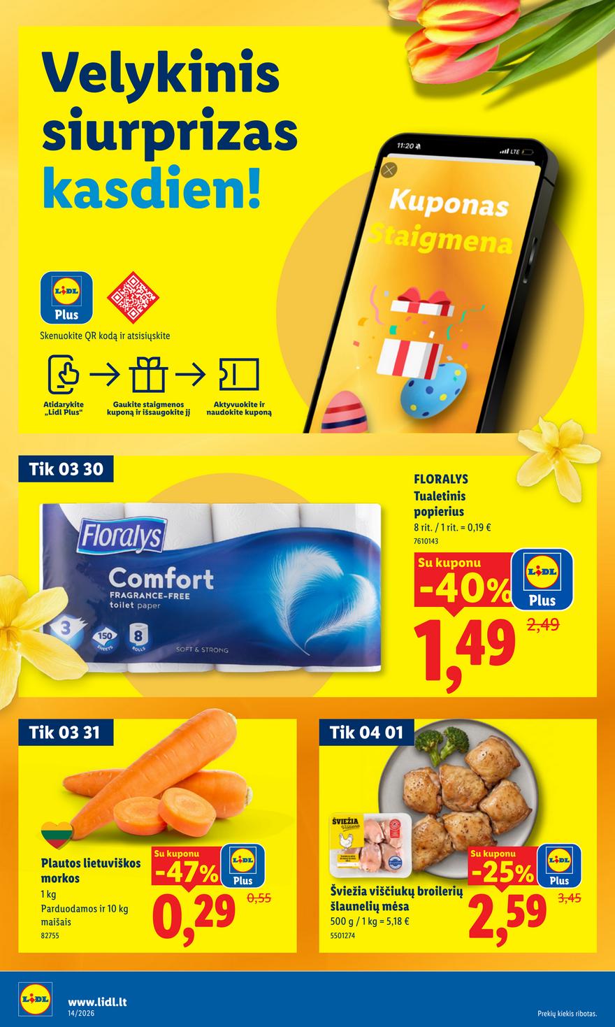 Lidl leidinys akcijos nuo 
  2026-03-30 iki 
  2026-04-04 | Leidinukas.lt puslapis 2