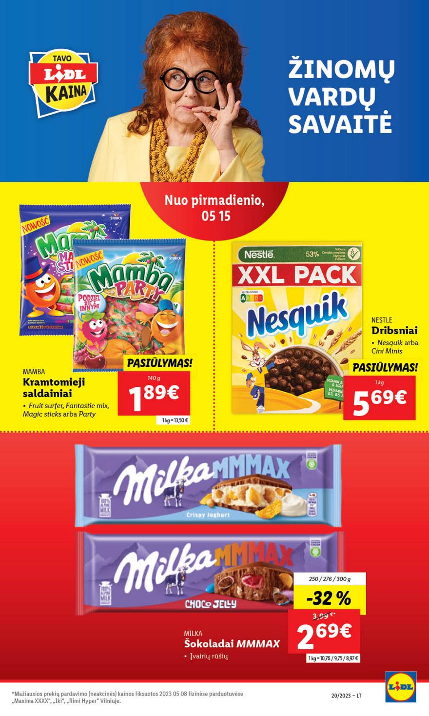 Lidl maisto prekių pasiūlymai akcijos nuo 
  2023-05-15 iki 
  2023-05-21 | Leidinukas.lt puslapis 38