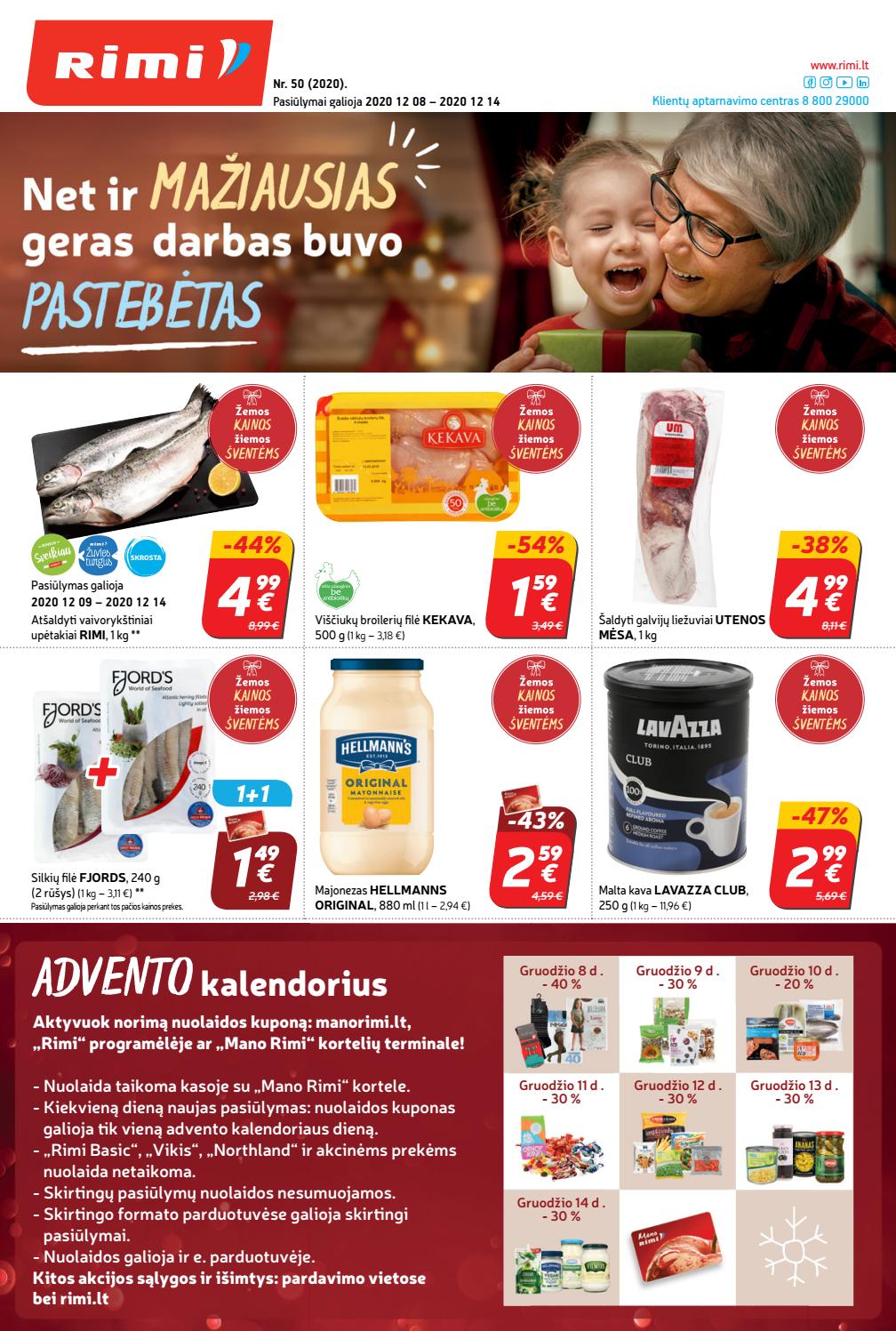 Rimi savaitinis leidinys akcijos nuo 
  2020-12-08 iki 
  2020-12-14 | Leidinukas.lt puslapis 1