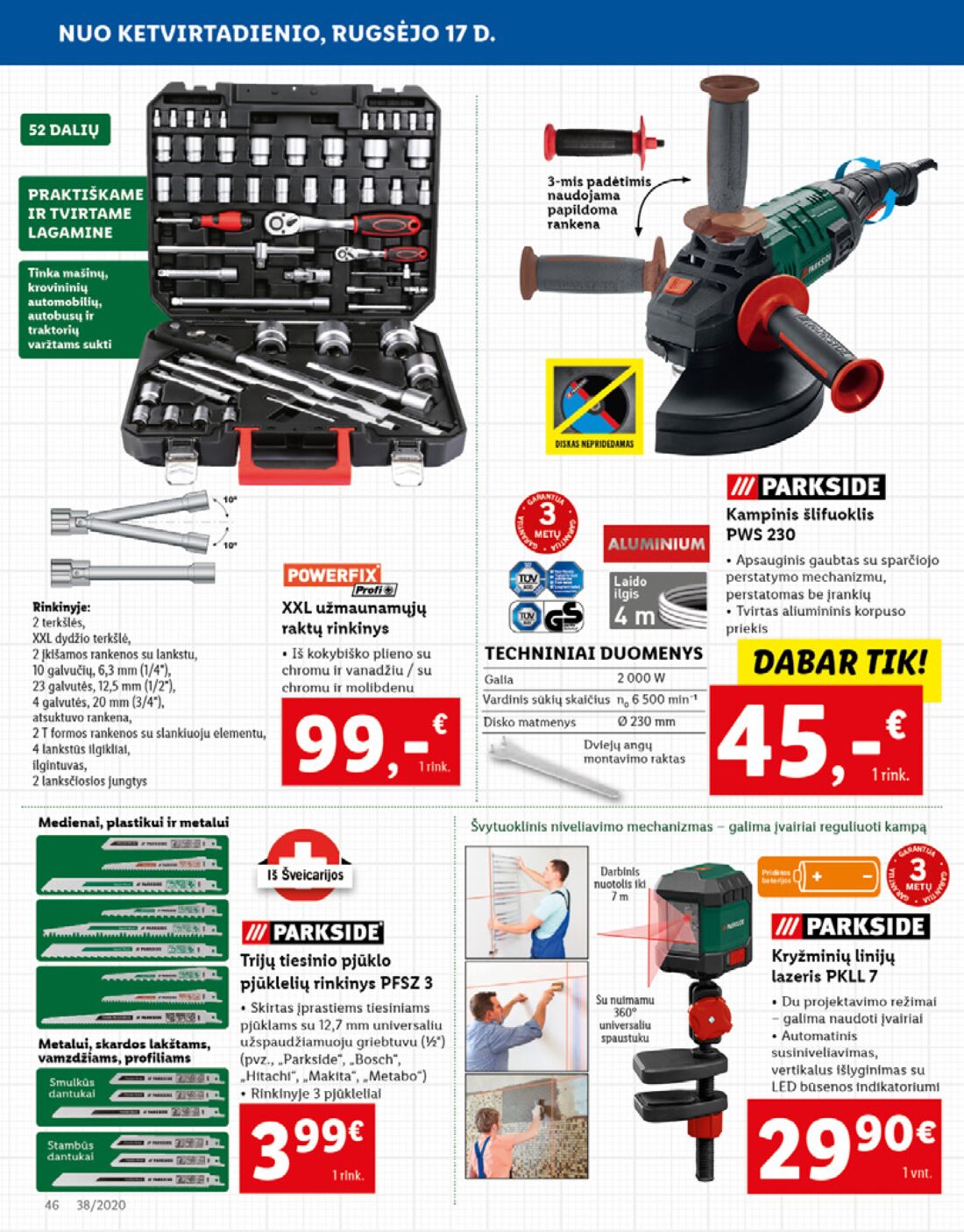 Lidl savaitinis leidinys akcijos nuo 
  2020-09-14 iki 
  2020-09-20 | Leidinukas.lt puslapis 46