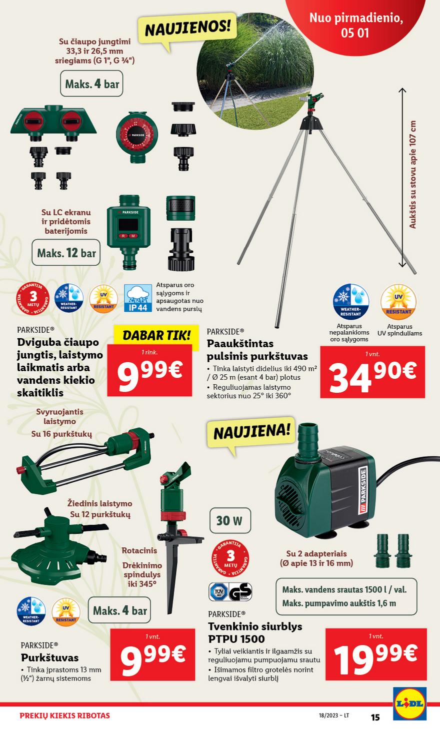 Ldil ne maisto prekių pasiūlymai akcijos nuo 
  2023-05-01 iki 
  2023-05-07 | Leidinukas.lt puslapis 15