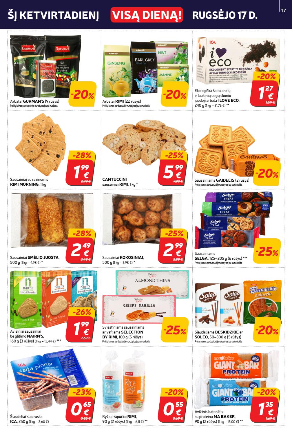 Rimi savaitinis leidinys akcijos nuo 
  2020-09-15 iki 
  2020-09-21 | Leidinukas.lt puslapis 17