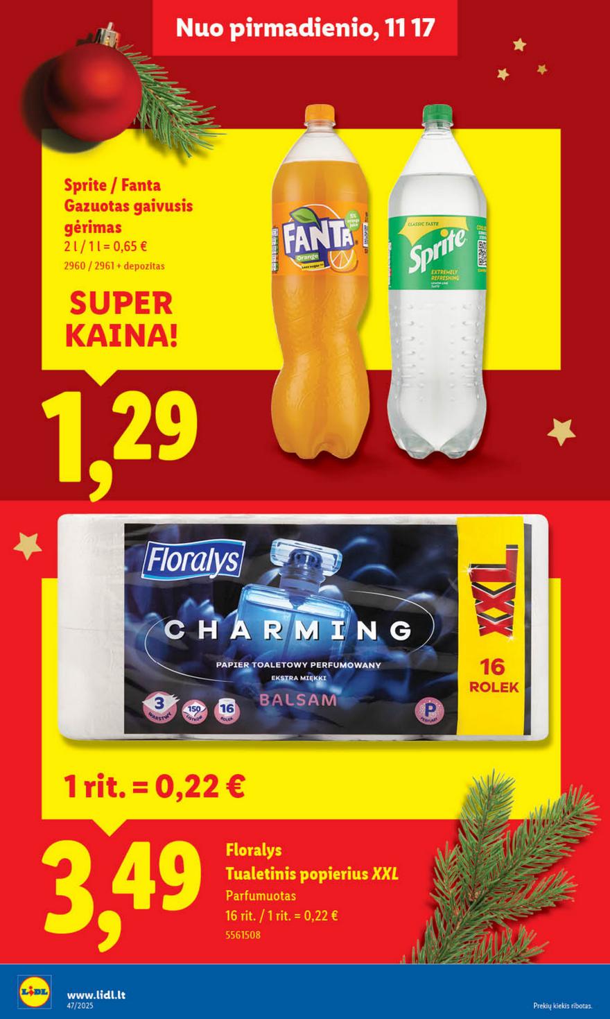 Lidl leidinys akcijos nuo 
  2025-11-17 iki 
  2025-11-23 | Leidinukas.lt puslapis 24