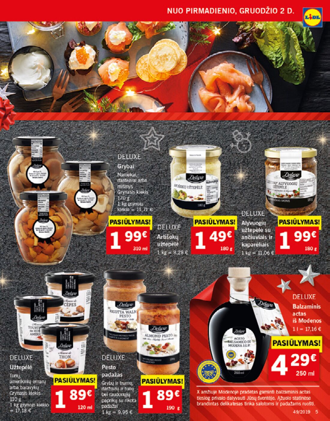 Lidl savaitinis leidinys akcijos nuo 
  2019-12-02 iki 
  2019-12-08 | Leidinukas.lt puslapis 5