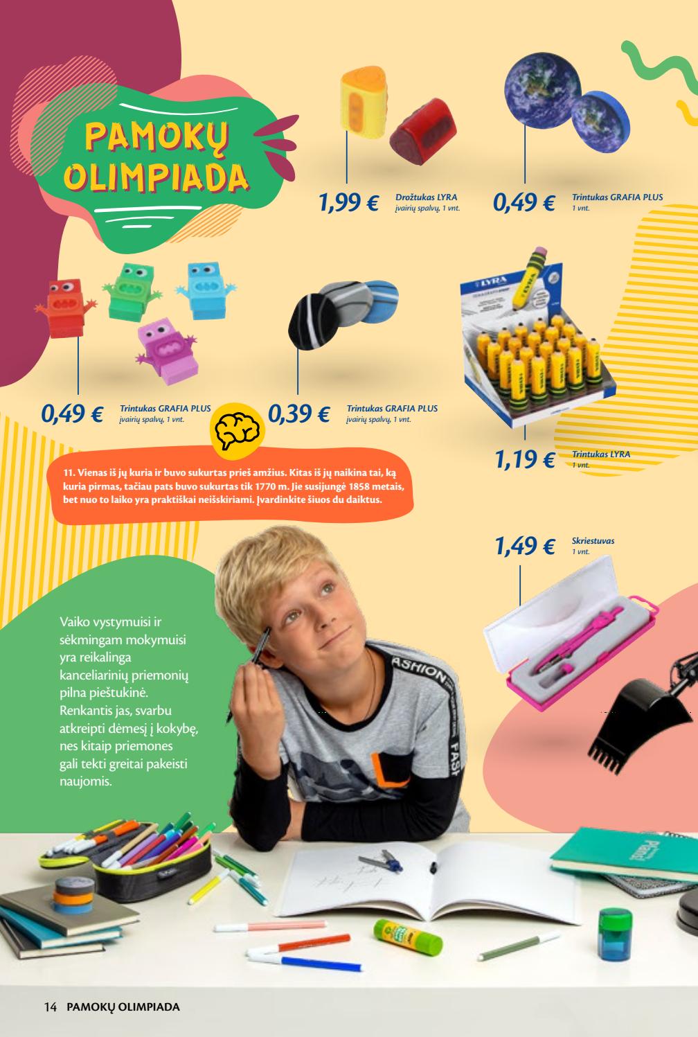 Maxima kaininis leidinys akcijos nuo 
  2019-08-08 iki 
  2019-09-11 | Leidinukas.lt puslapis 14