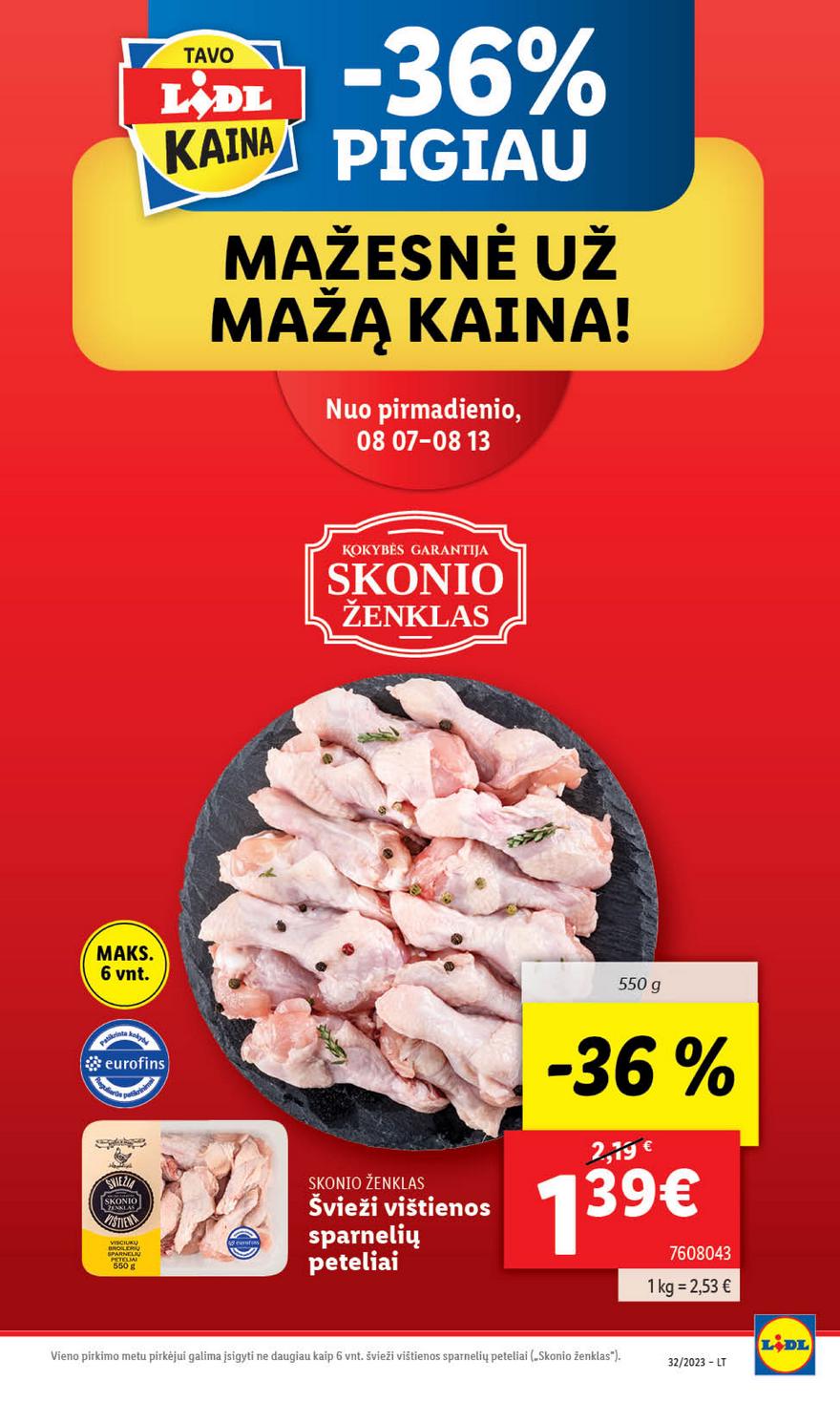 Lidl pasiūlymai akcijos nuo 
  2023-08-07 iki 
  2023-08-13 | Leidinukas.lt puslapis 6