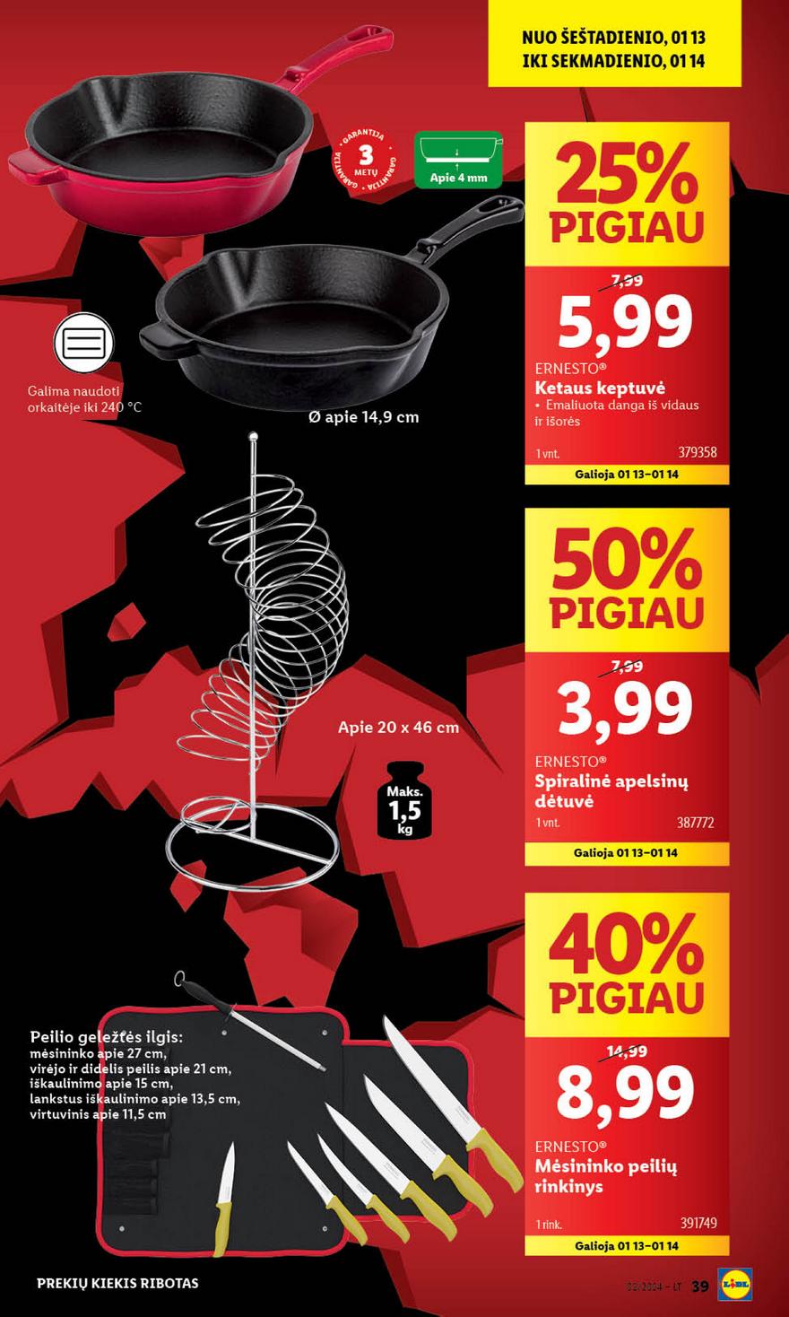 Ldil ne maisto prekių pasiūlymai akcijos nuo 
  2024-01-08 iki 
  2024-01-14 | Leidinukas.lt puslapis 41