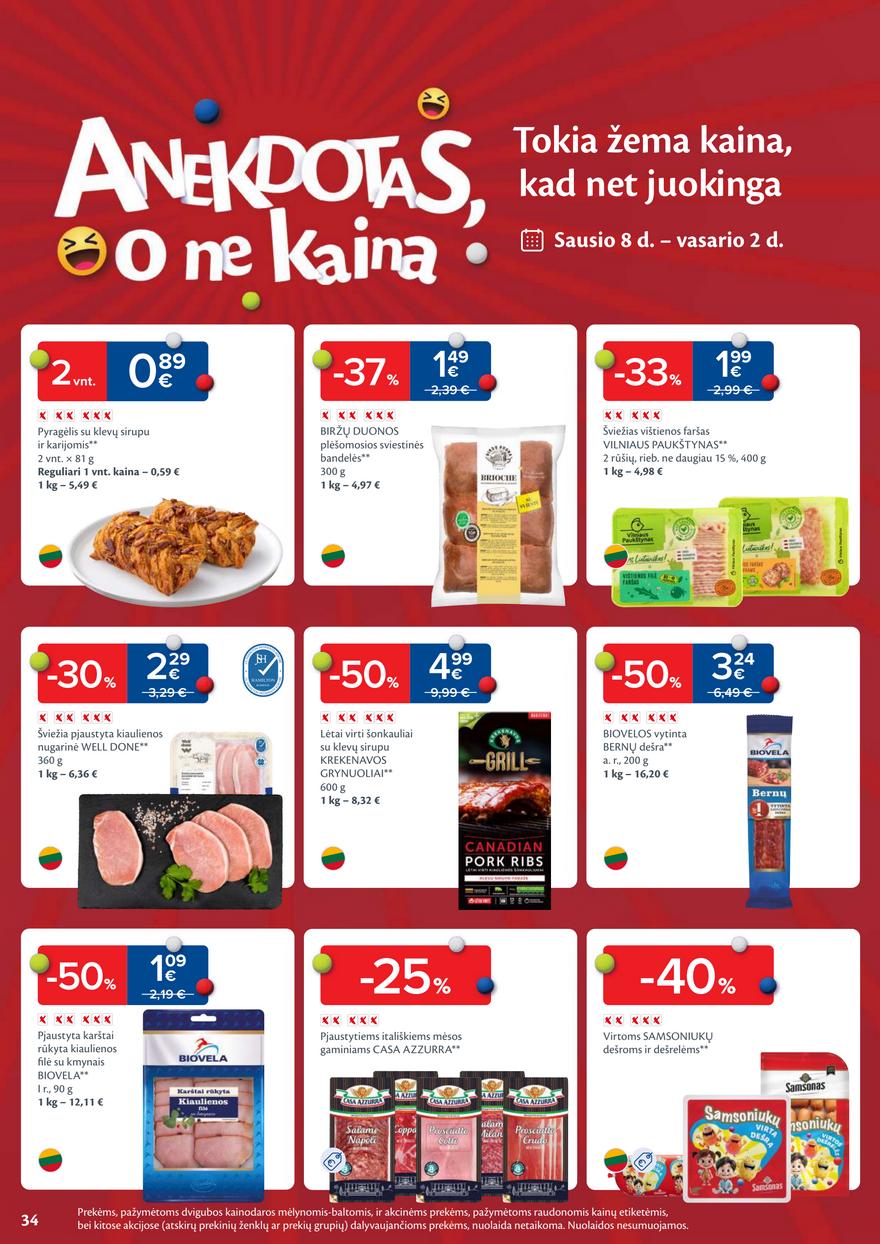 Maxima leidinys akcijos nuo 
  2026-01-27 iki 
  2026-02-02 | Leidinukas.lt puslapis 34