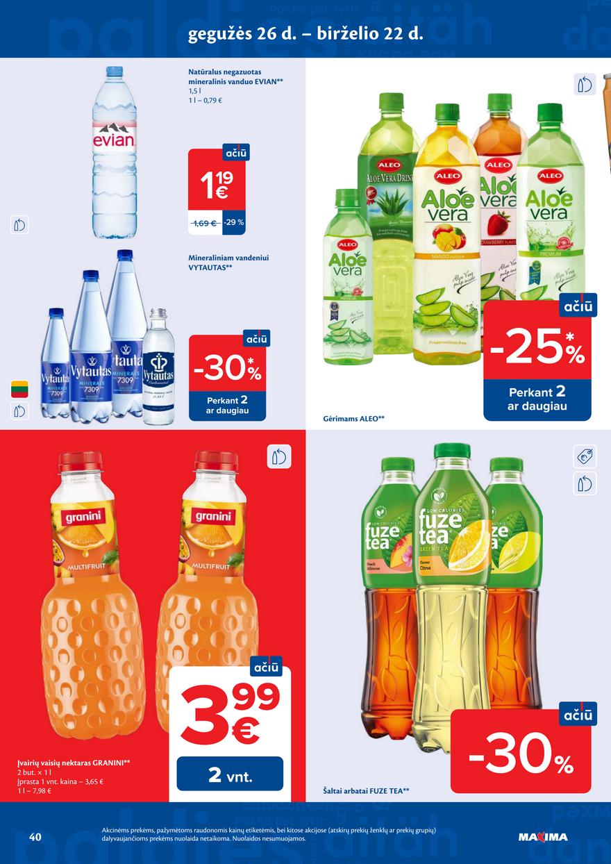 Maxima leidinys akcijos nuo 
  2026-06-09 iki 
  2026-06-15 | Leidinukas.lt puslapis 40